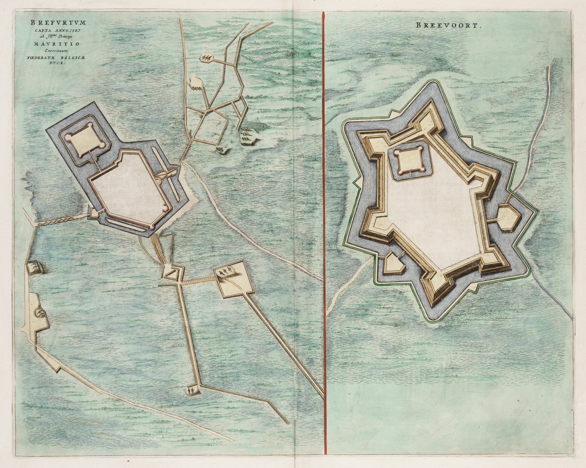 S.1034(15) [kaart 006]; Kaart van Bredevoort 1597; landkaart