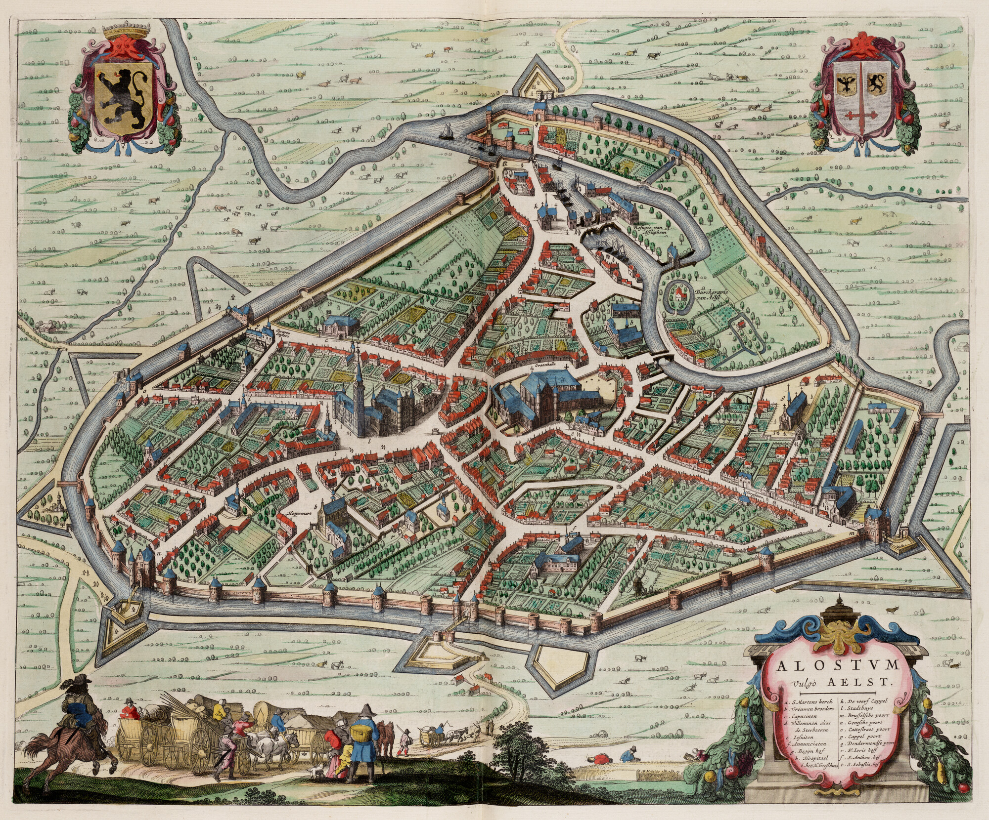 S.1034(16) [kaart 031]; Kaart van Aalst; landkaart