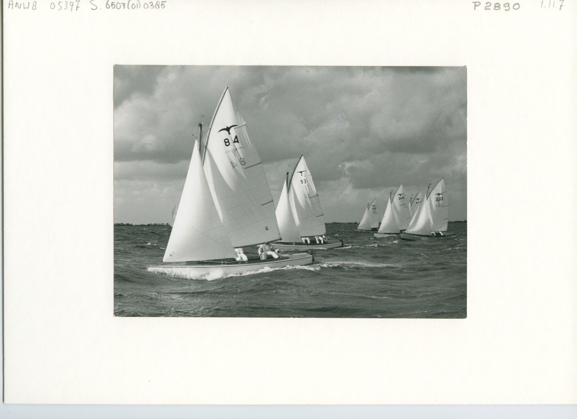 S.6507(01)0385; Nederlands Kampioenschap Valk 1962; foto