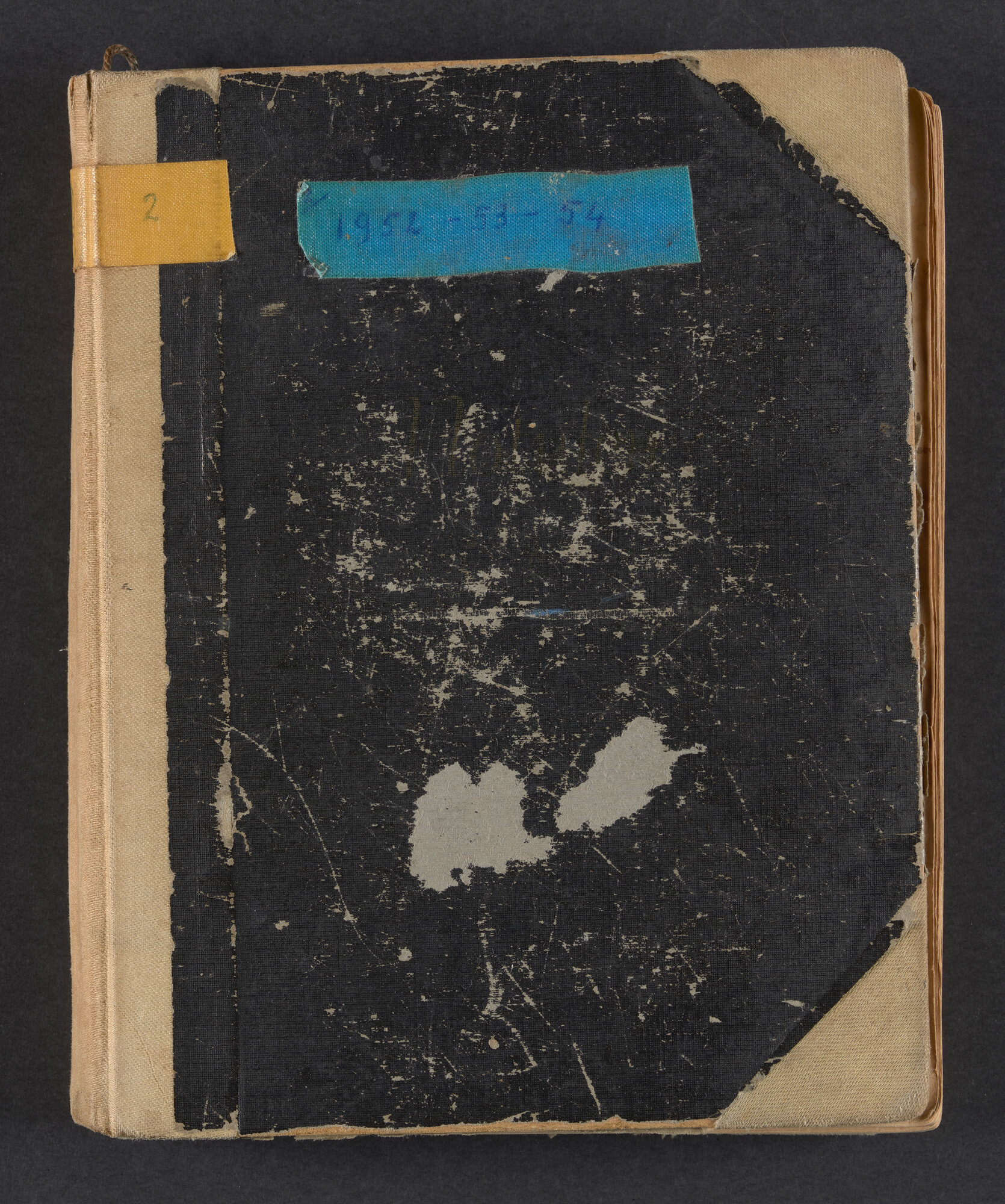 2017.0791; Logboek c.q. fotoalbum van reizen met zeeschouw Grutto in Nederland, 1952-1954; logboek