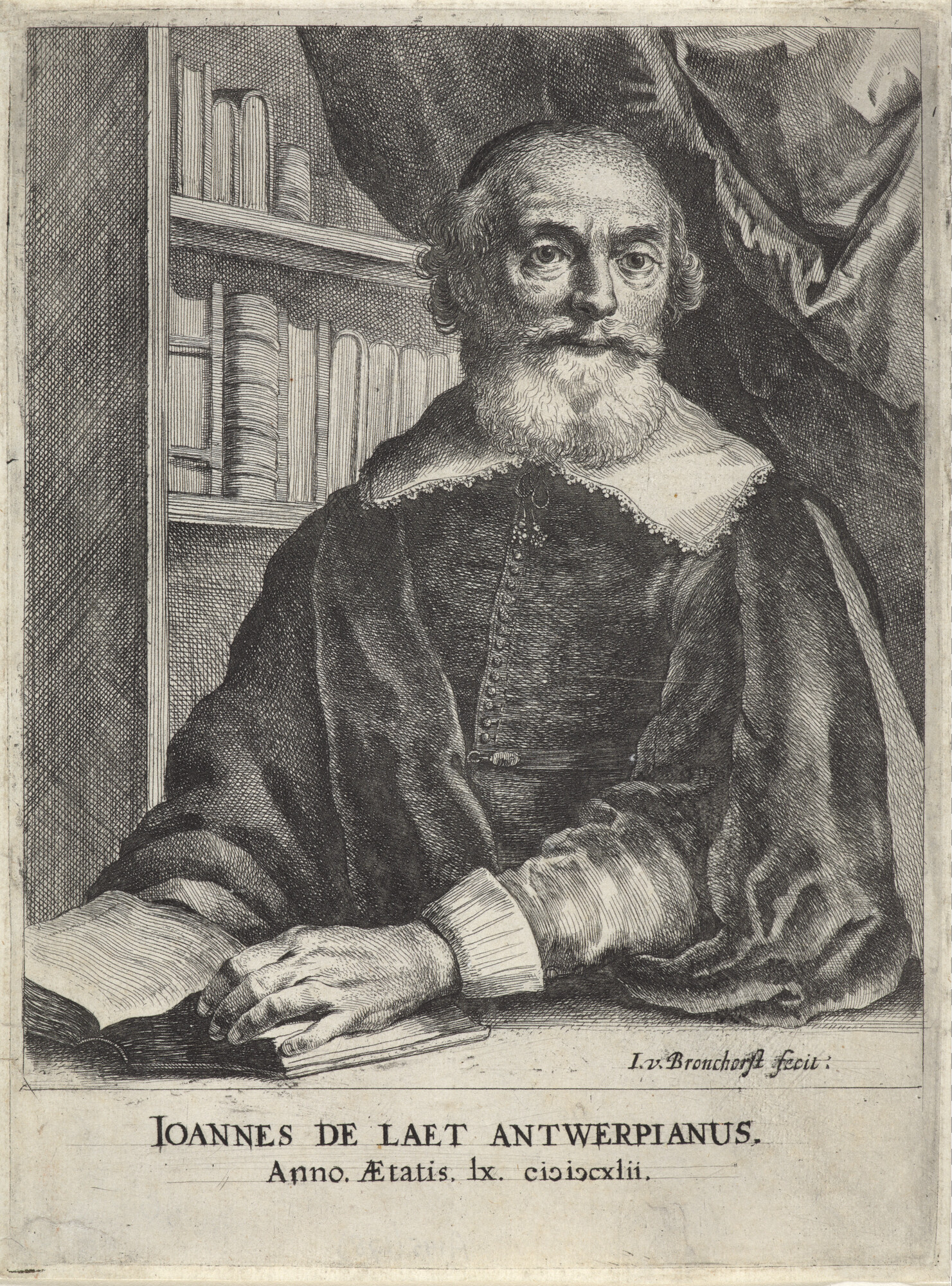 A.0145(178)21; Portret van Jan de Laet; prent