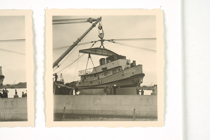 S.5219(12)0599; Foto's van de veerboot annex sleepboot 'Niassa' ; fotoreportage