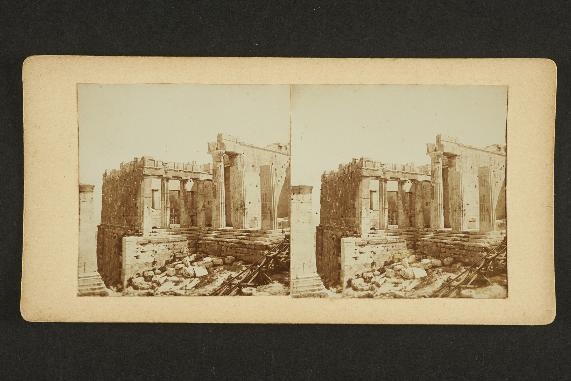 RS.0713(04); Gezicht op het Parthenon in Athene; foto