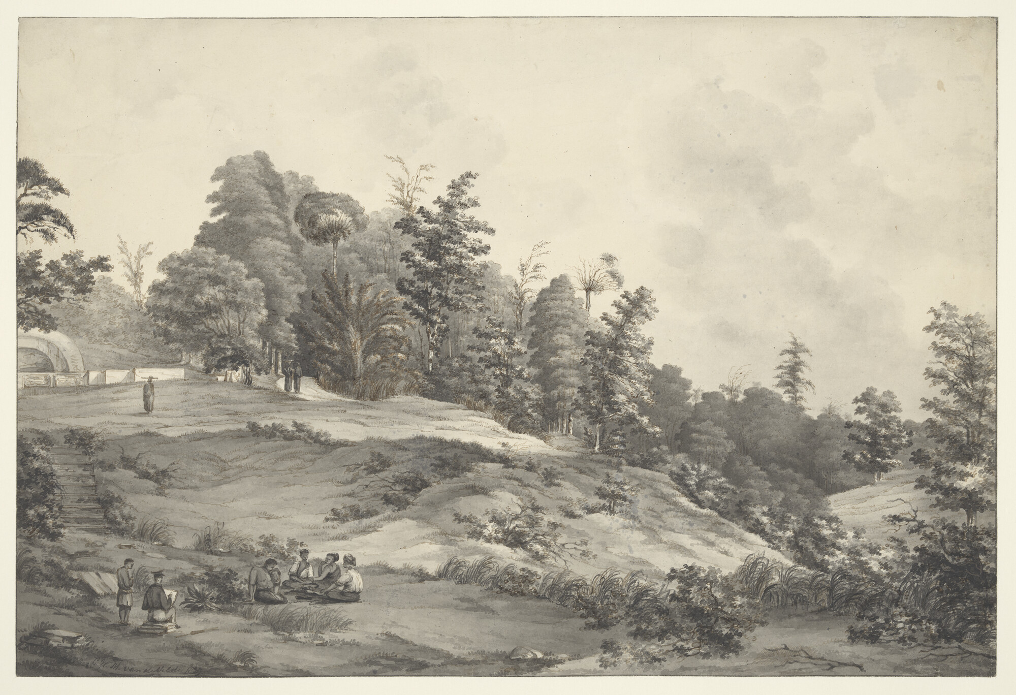 S.2931(03)13; Batoe-Médjah op Ambon; tekening