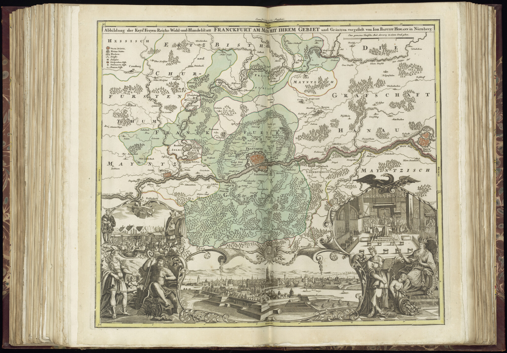 B.0032(028) [kaart 096]; Kaart van Centraal-Duitsland; kaart