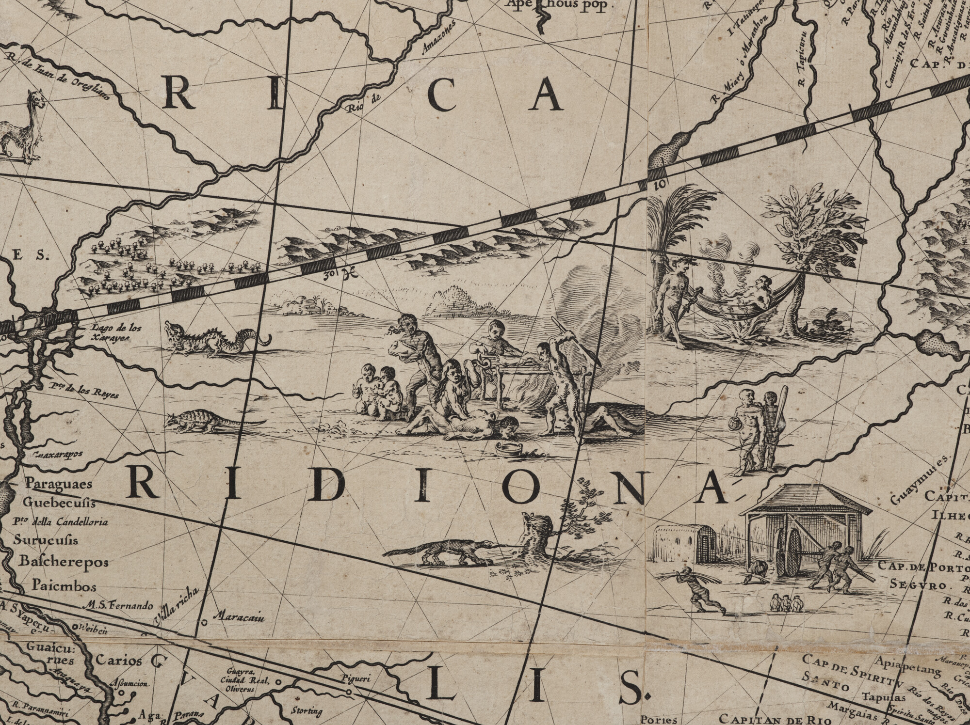 S.0864; Wandkaart van de wereld door Joan Blaeu uitgegeven ter gelegenheid van de Vrede van Münster, 1648; wandkaart