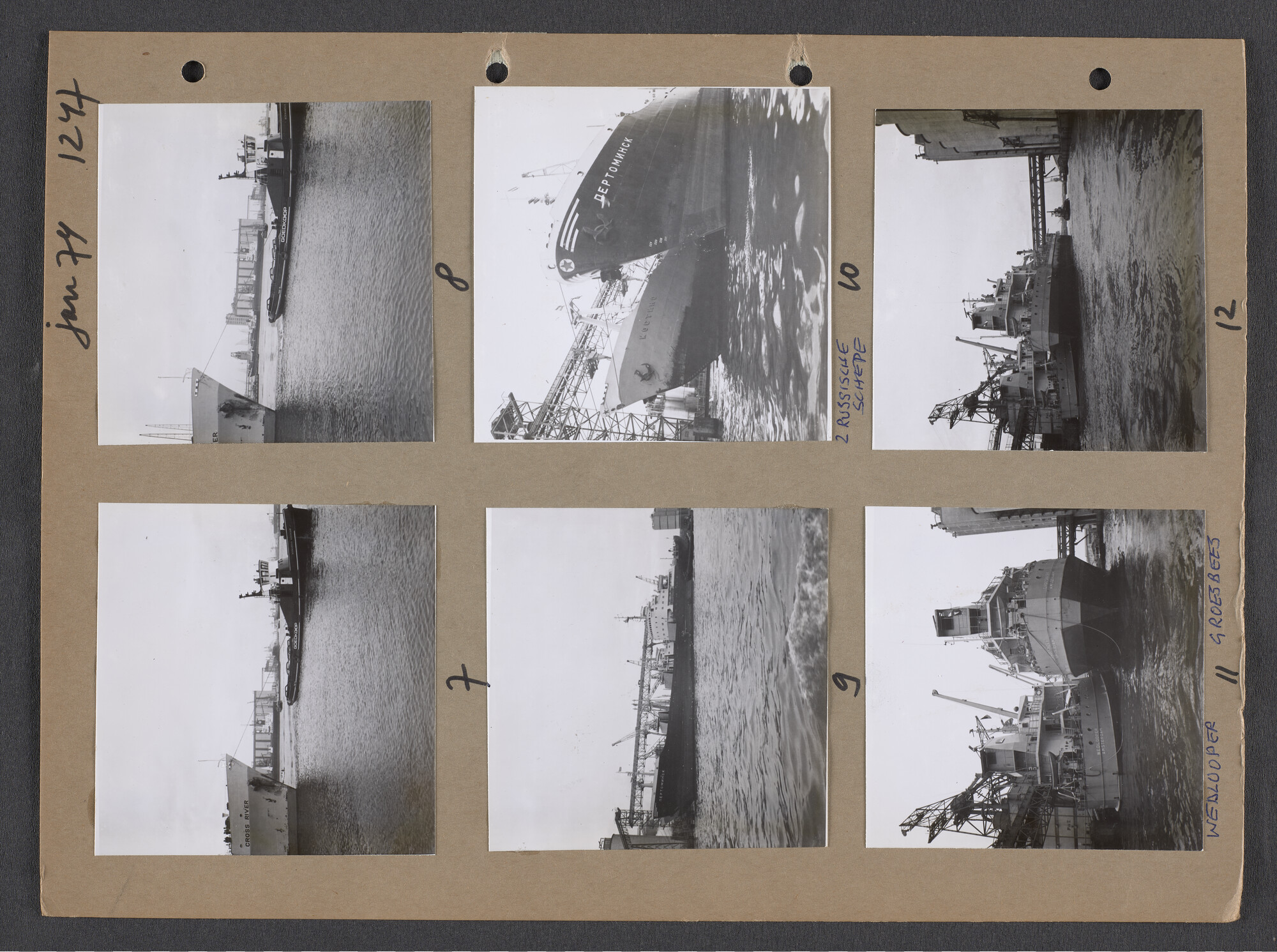 S.9102(32); Multomap met foto's door Ben Burgers, samengesteld door de Vereniging De Amsterdamsche Haven; foto