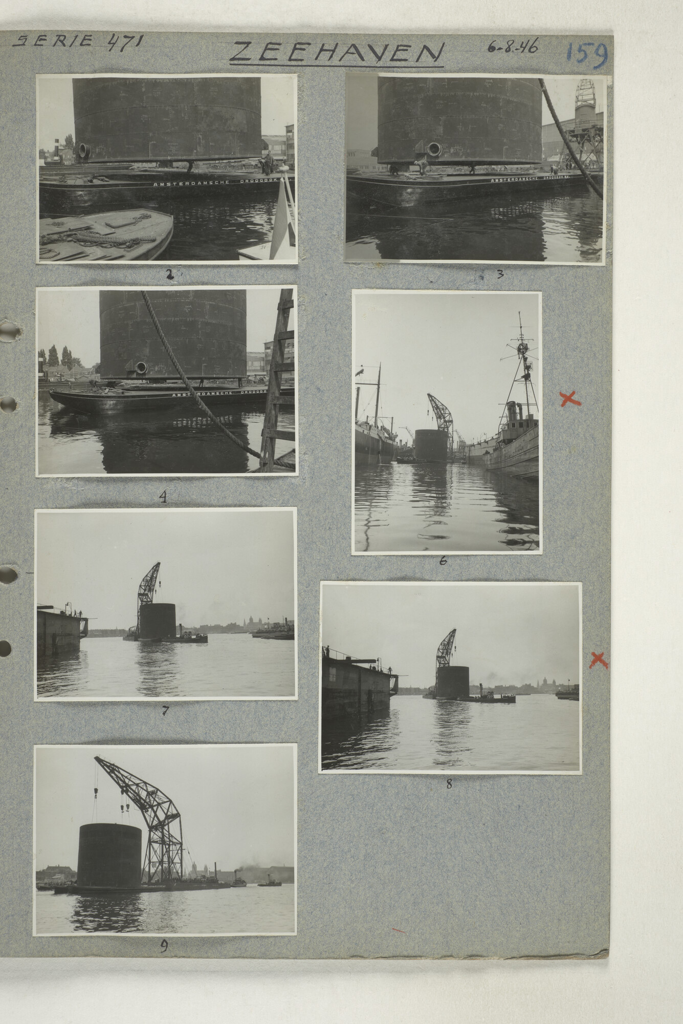 1998.2178; Omslag met een grote hoeveelheid proef foto's gemaakt in opdracht van de Gemeente Handelsinrichtingen in Amsterdam; omslag