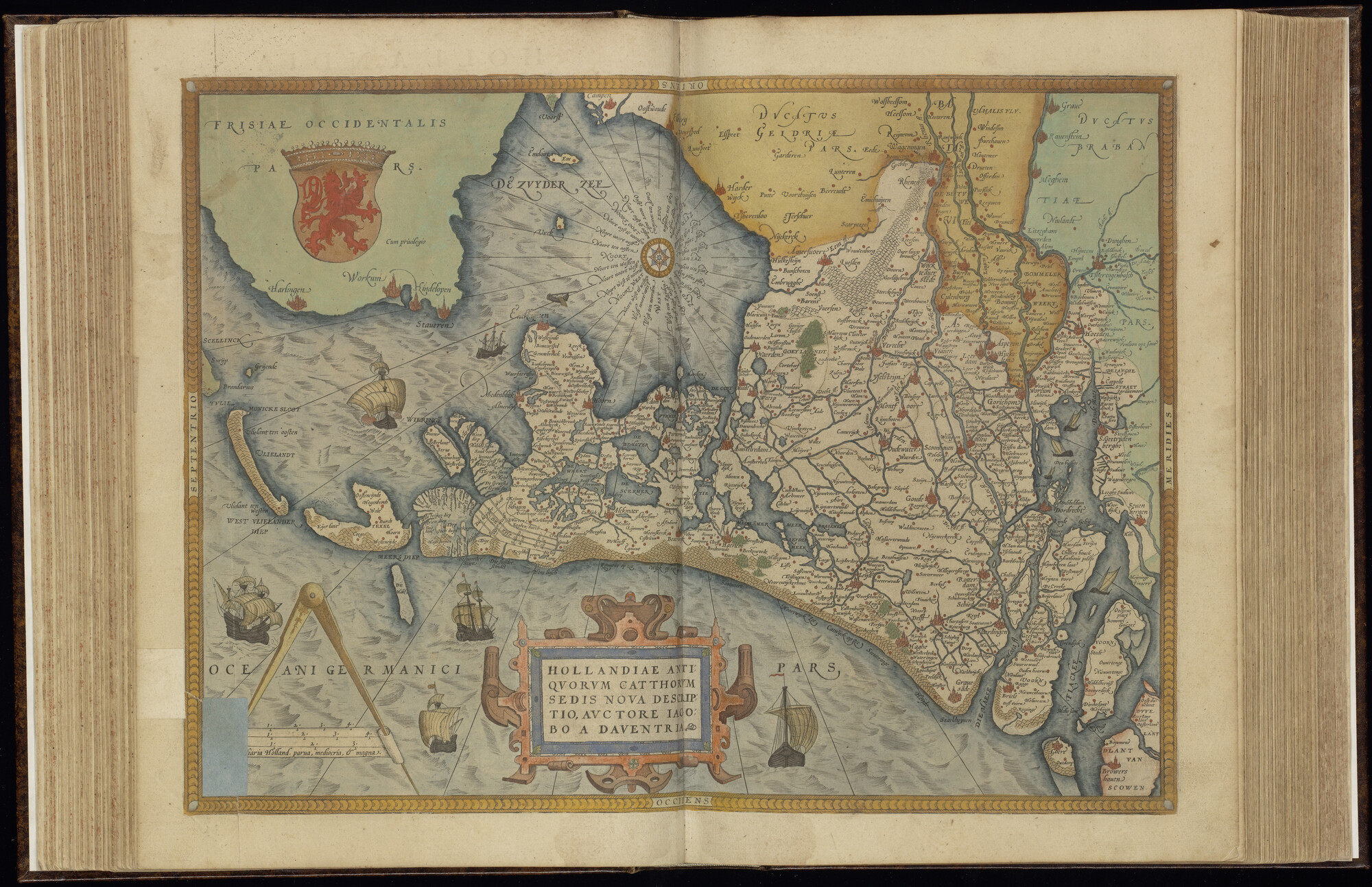A.0145(042) [kaart 036]; Kaart van Noord-Holland, Zuid-Holland en Utrecht; kaart