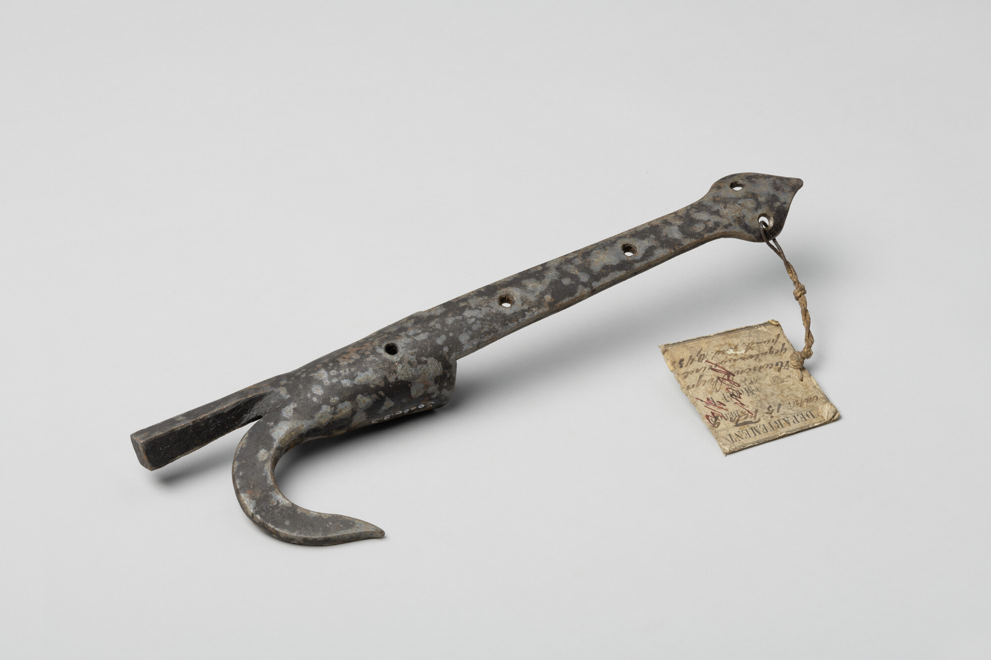 S.0060(09)3; Sloephaak zonder steel; haak (bevestigingsmiddel)