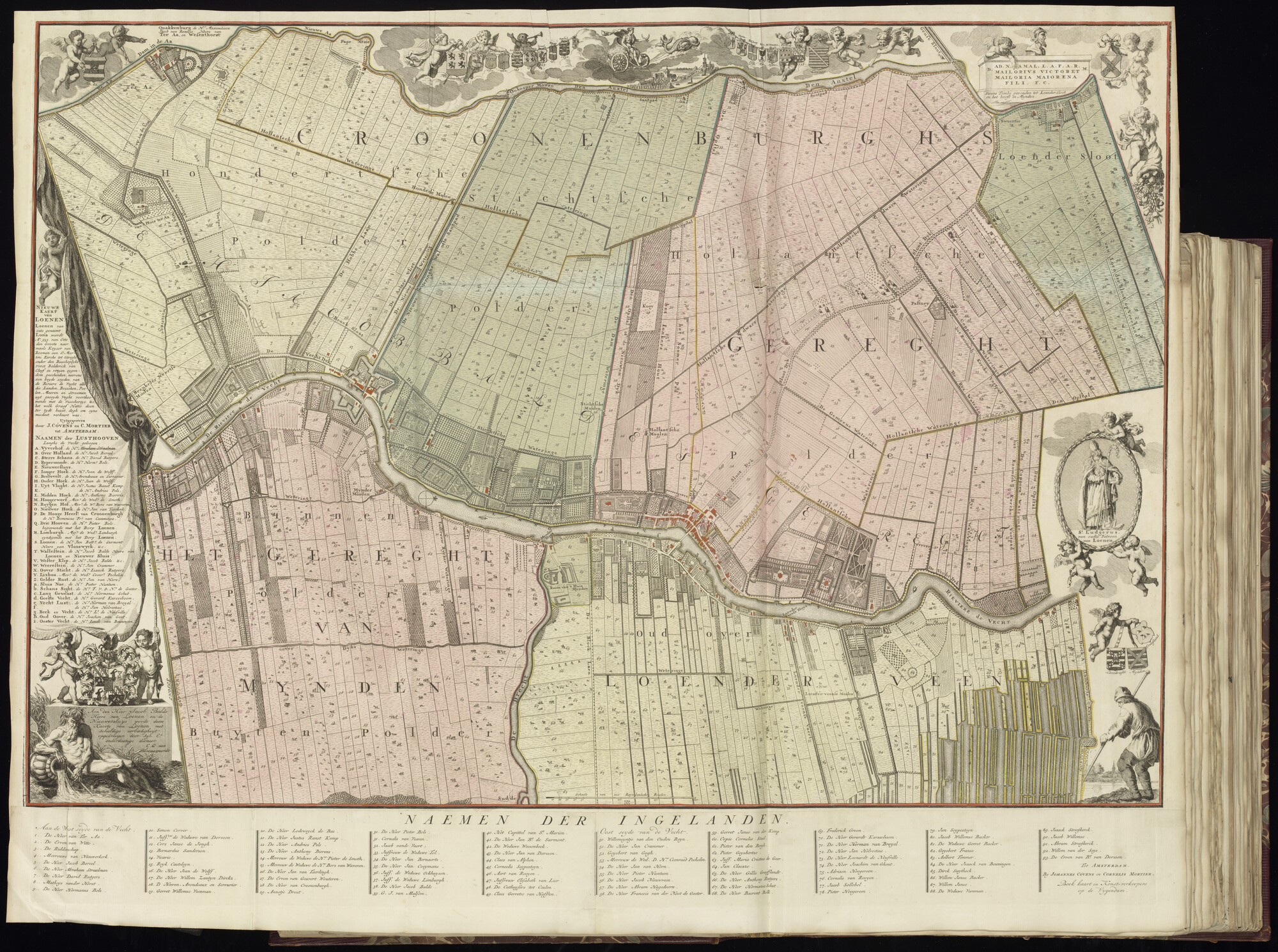 B.0032(032) [kaart 016]; Kaart van het gebied rond Muiden; kaart