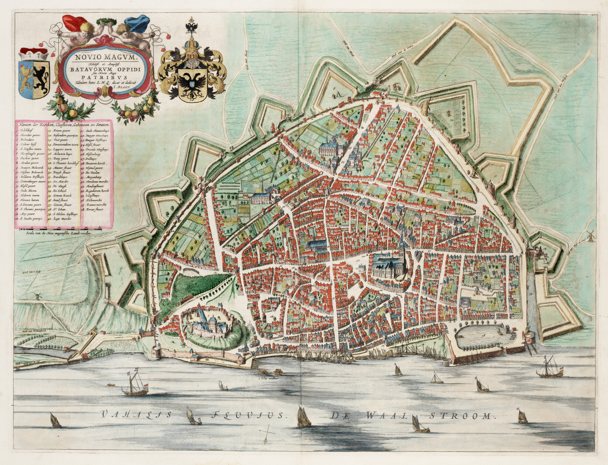 S.1034(15) [kaart 002]; Kaart van Nijmegen; landkaart