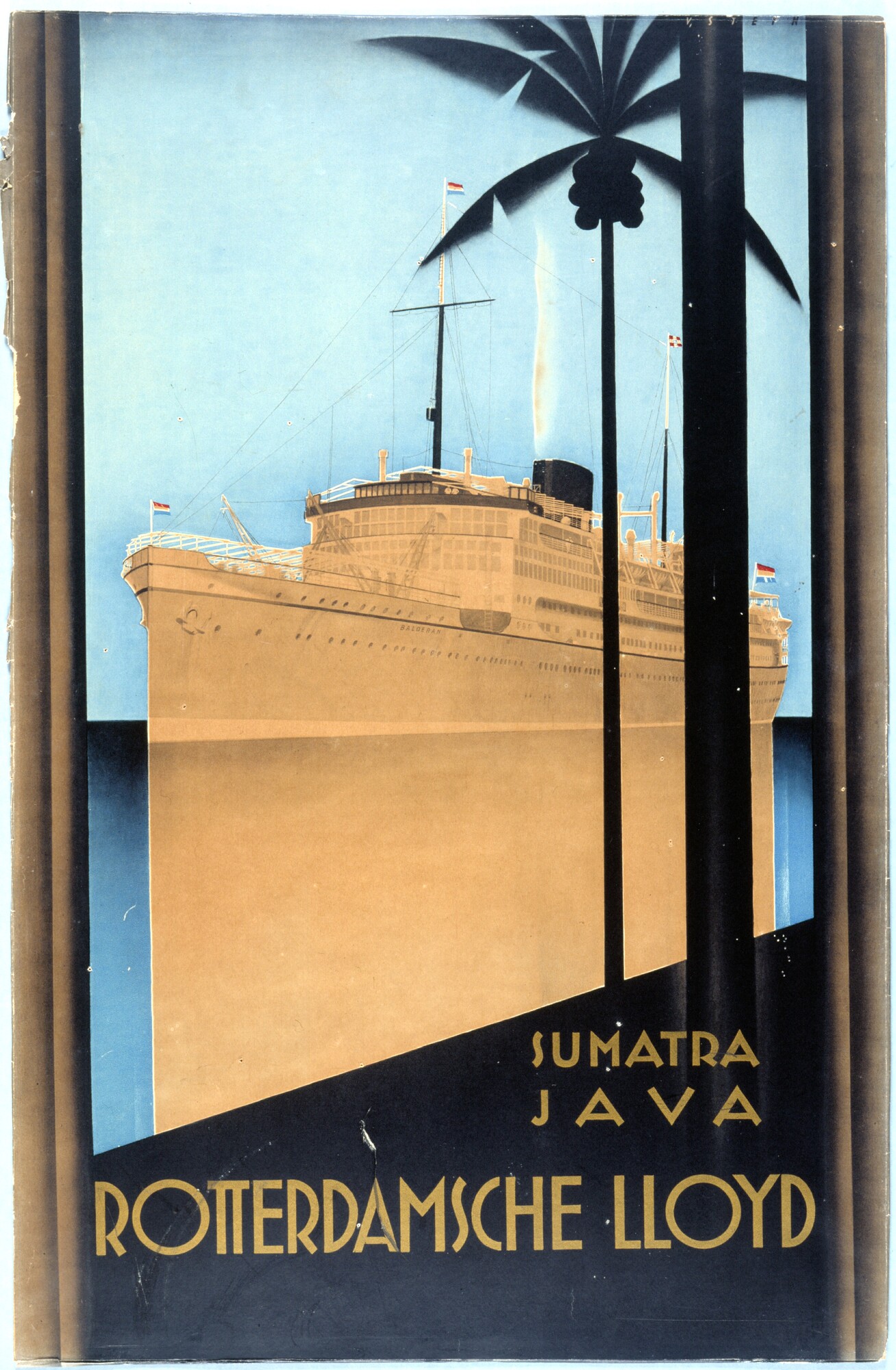 S.4294(03); Naar Java en Sumatra met de Rotterdamsche Lloyd; affiche