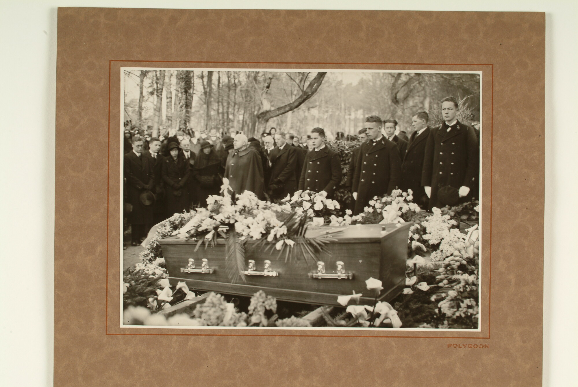 S.7143(1360); Foto van de begrafenis van S.P. van Eeghen; foto