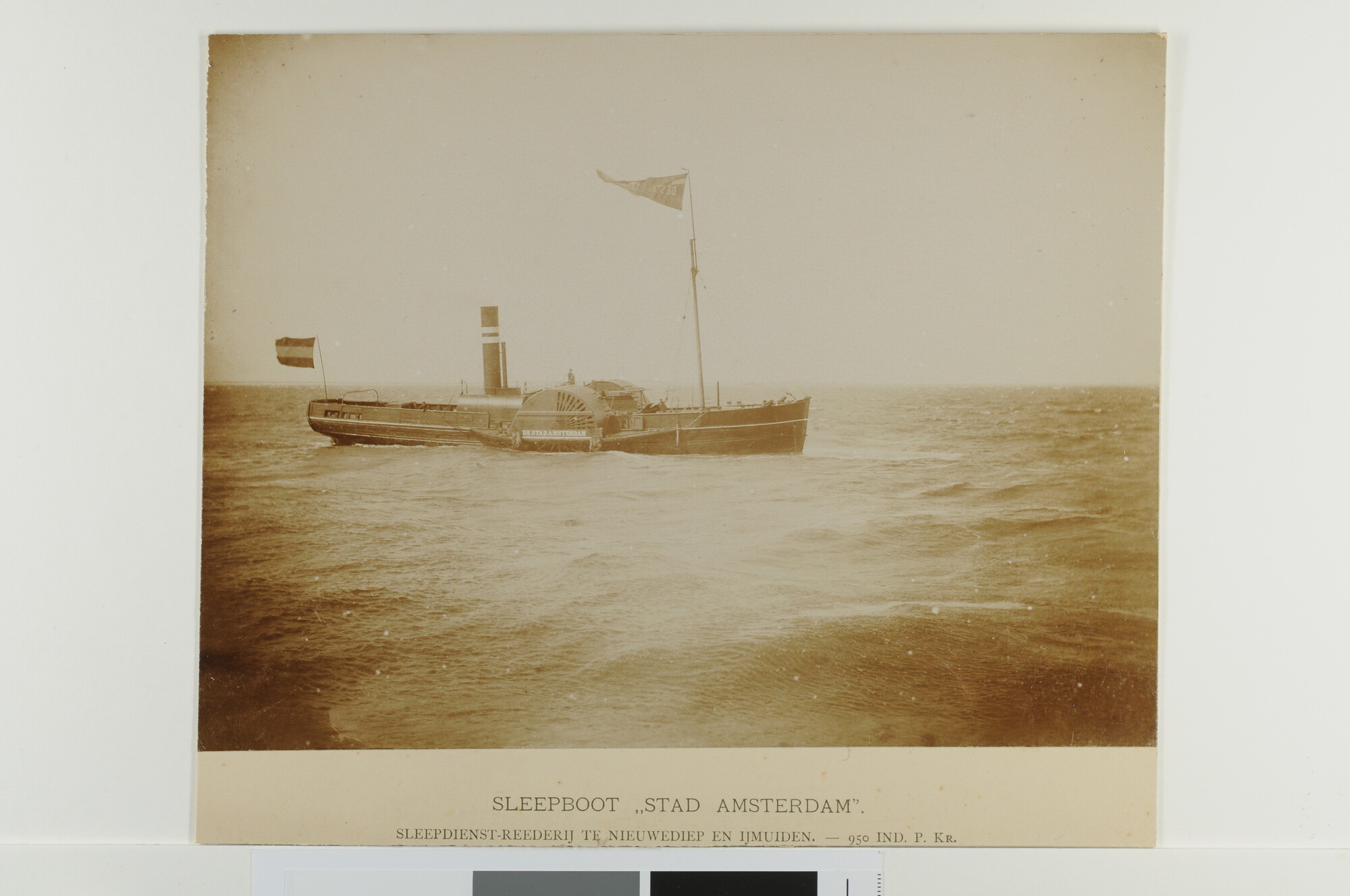 S.5591(07); De raderstoomsleepboot Stad Amsterdam van Stoomboot Reederij voor slepen [...]; foto