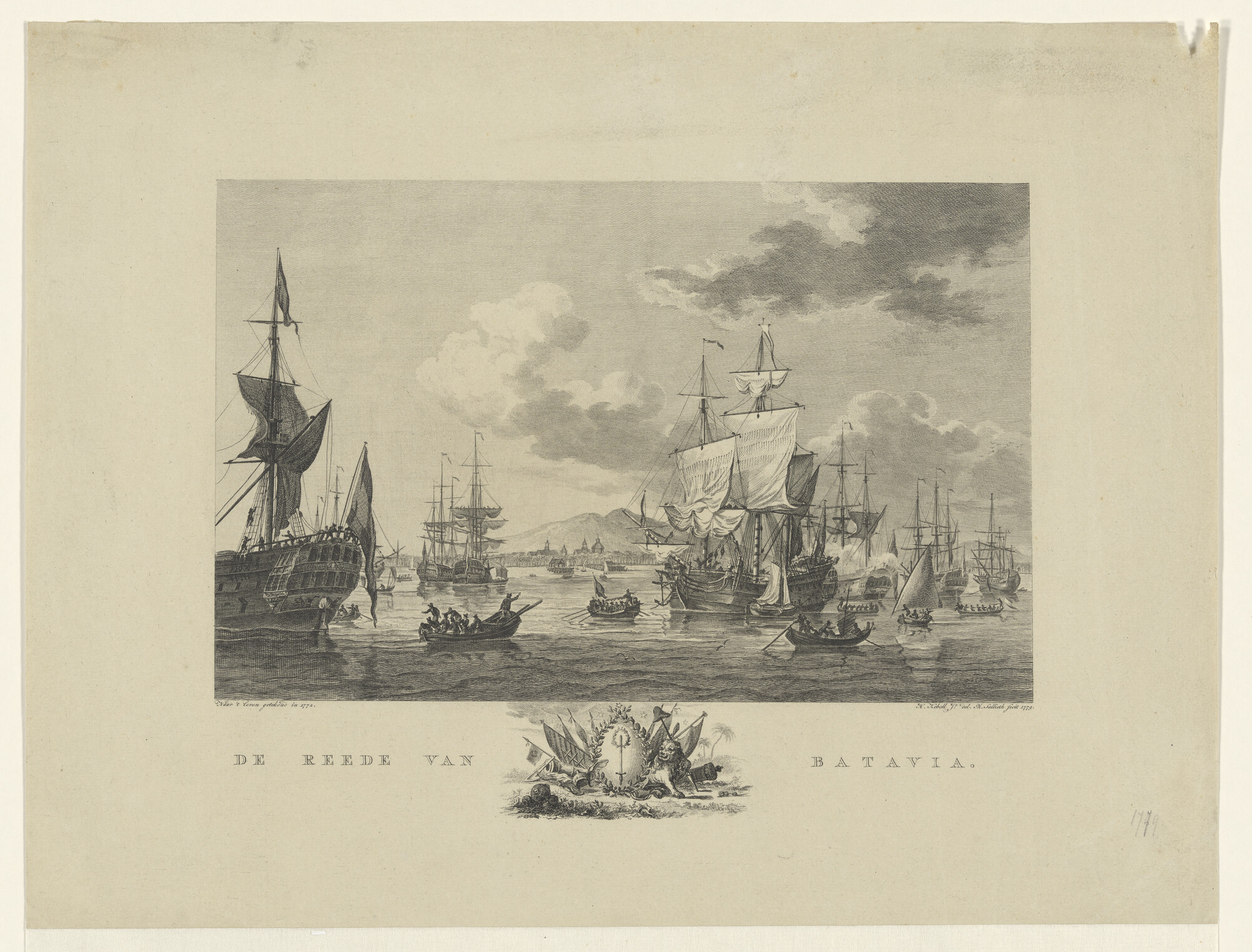 A.0149(0795); De rede van Batavia; prent