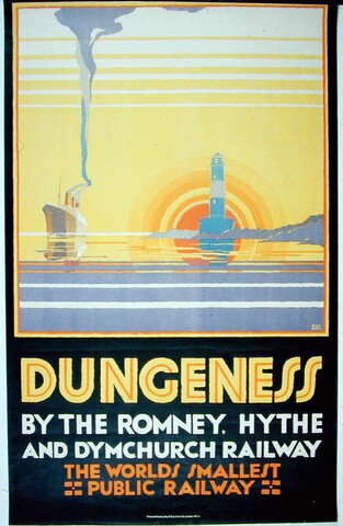 1993.0889; De Romnay, Hythe en Dymchurch spoorweg; affiche