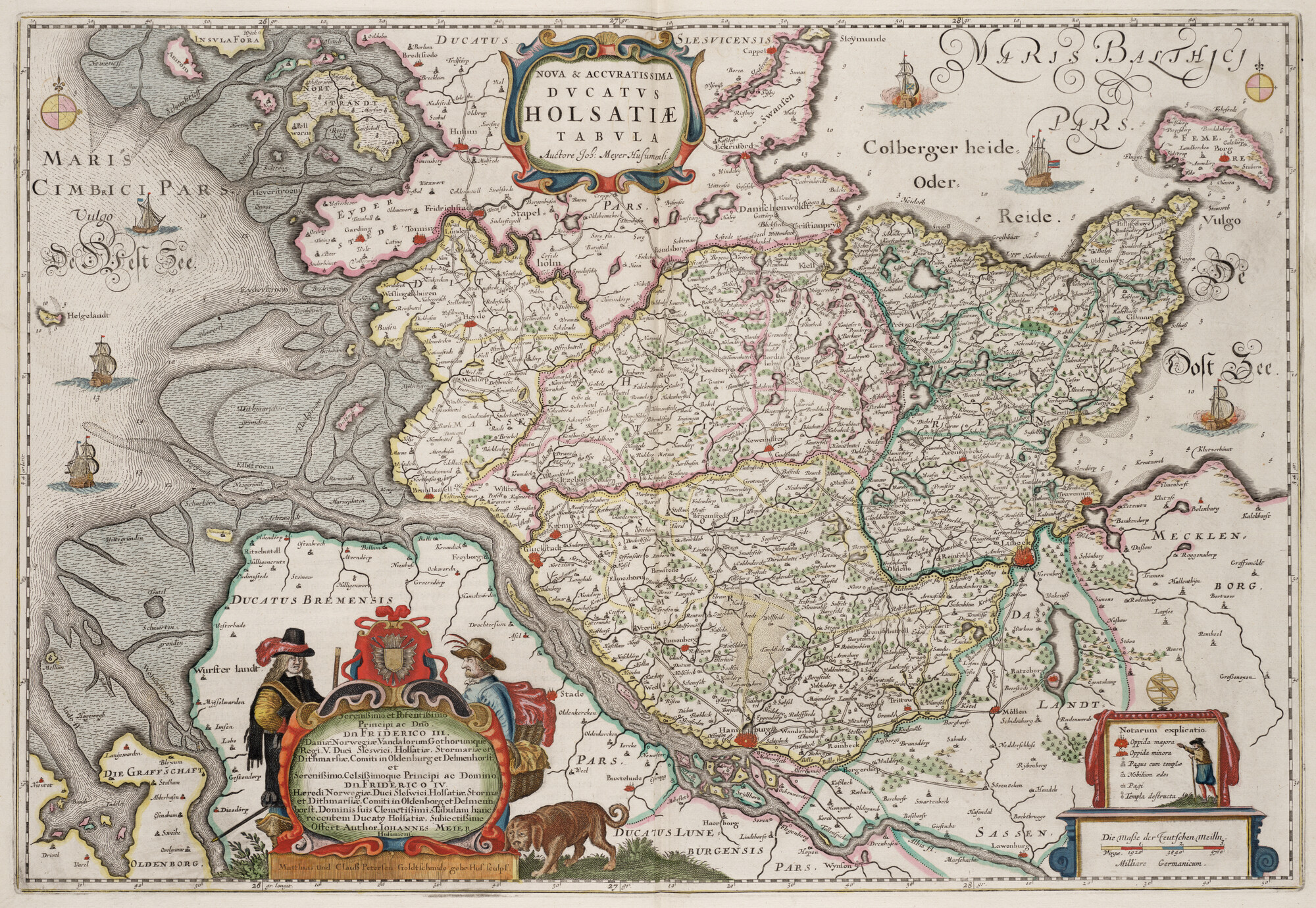 S.1034(02) [kaart 017]; Kaart van Holstein; landkaart