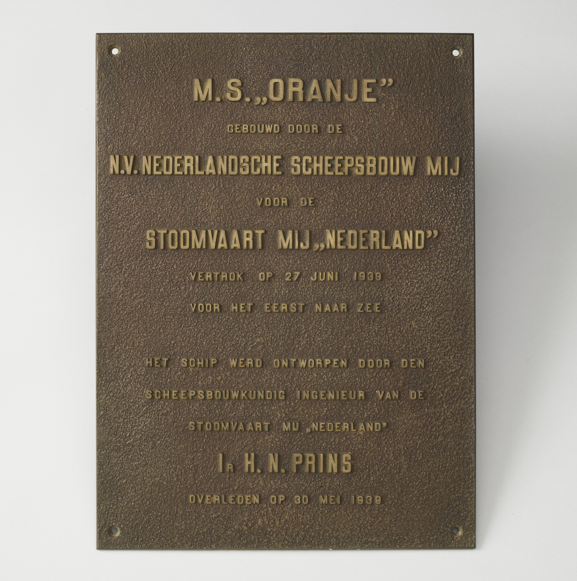 RB.0408(02); Gedenkplaat; plaquette
