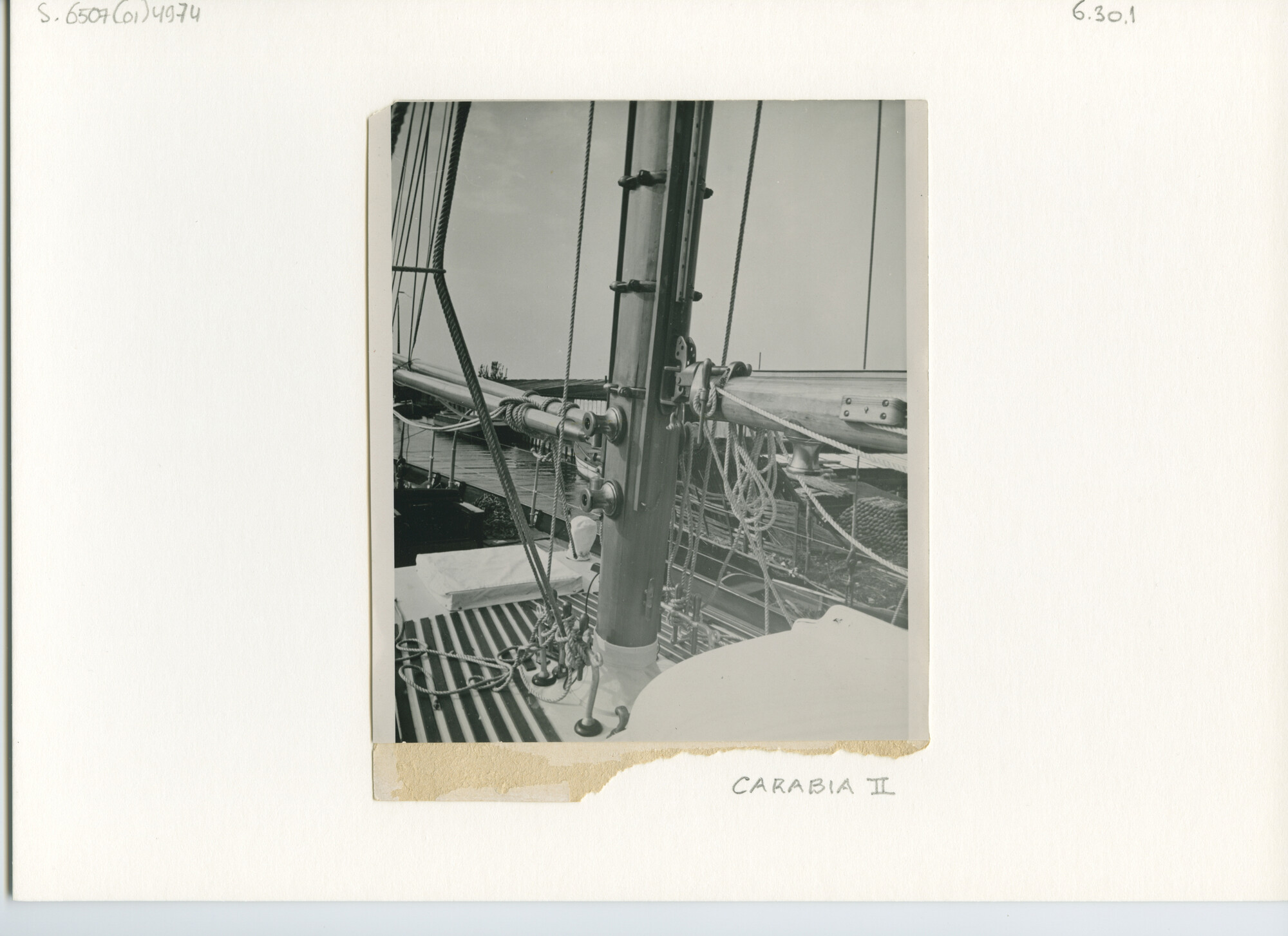 S.6507(01)4974; Foto van de Carabia II; foto
