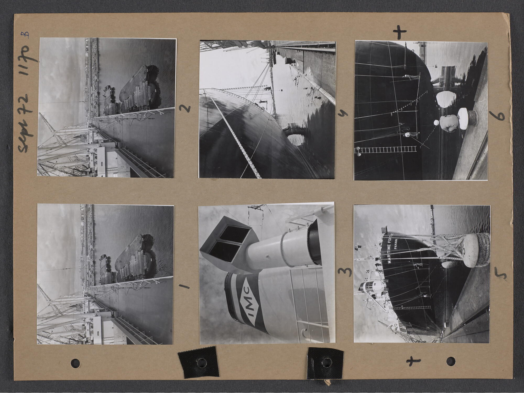 S.9102(30); Multomap met foto's door Ben Burgers, samengesteld door de Vereniging De Amsterdamsche Haven; foto