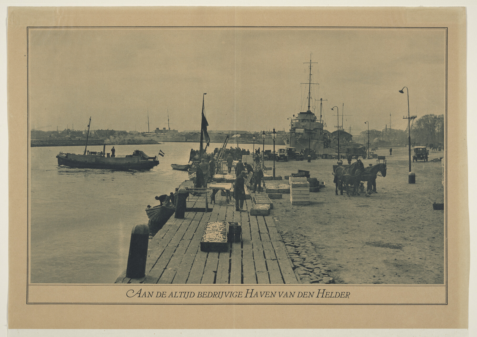 1995.1904; De haven van Den Helder; fotografische reproductie