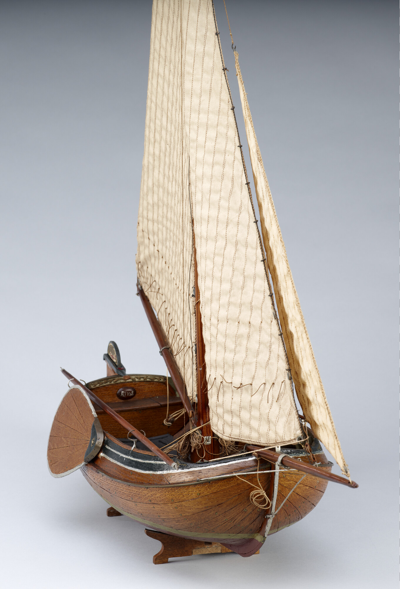 A.0520; Model van de tjotter Rival; scheepsmodel
