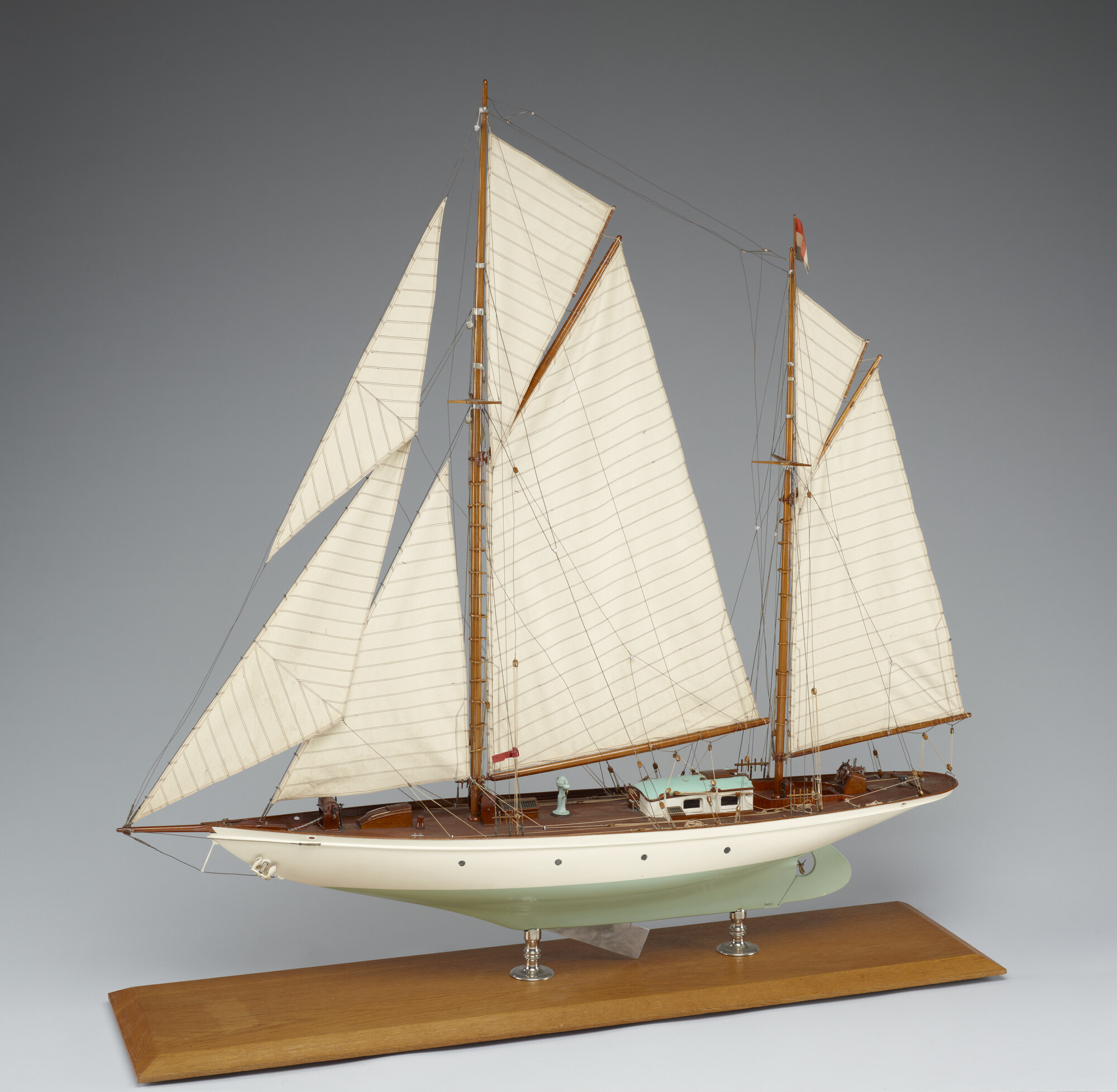 S.4773; Model van het kitsjacht Frida; scheepsmodel