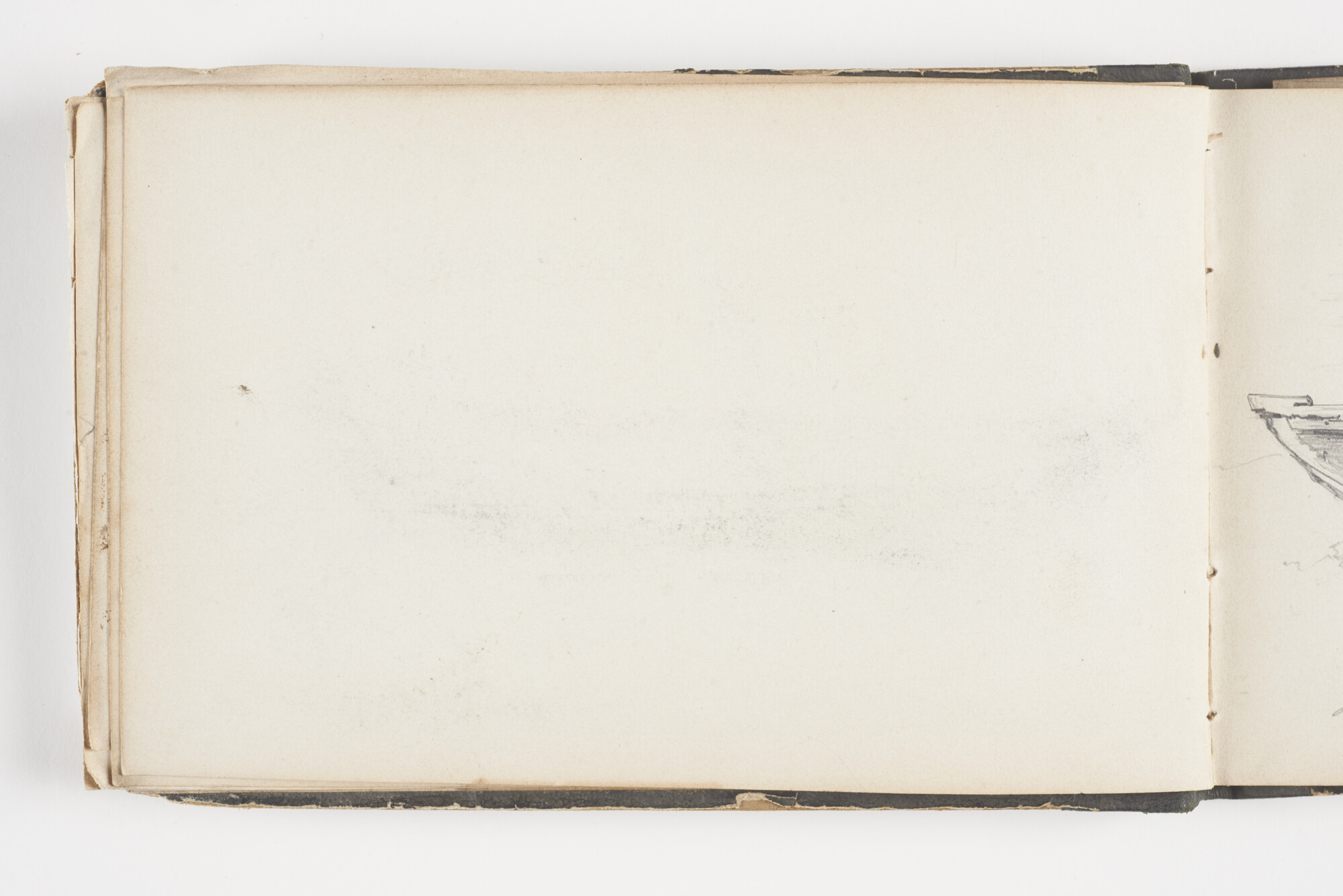 A.2019(02); Schetsboek met studies van binnenschepen en zeeschepen; schetsboek
