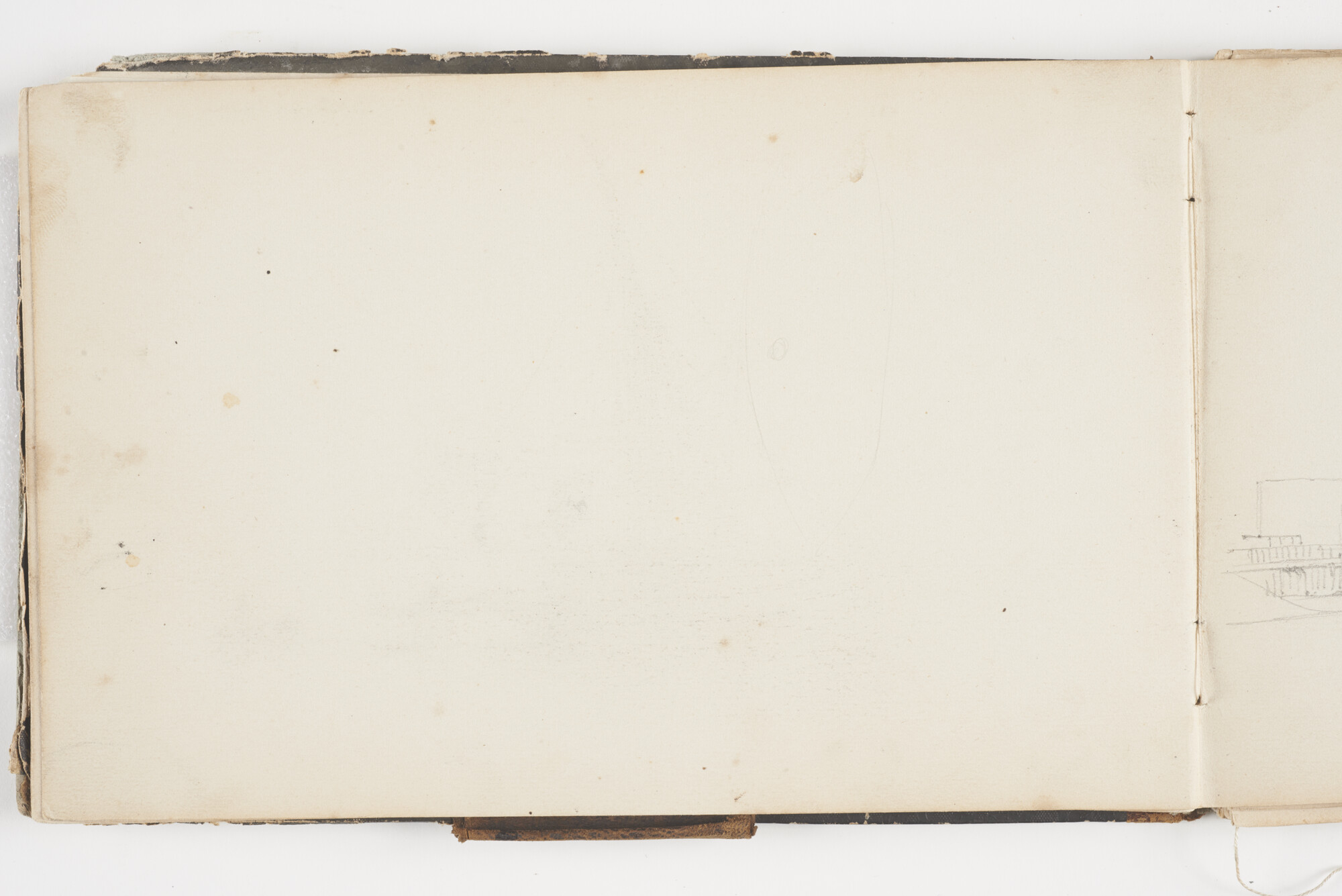 A.2019(03); Schetsboek met studies van binnenschepen en zeeschepen; schetsboek