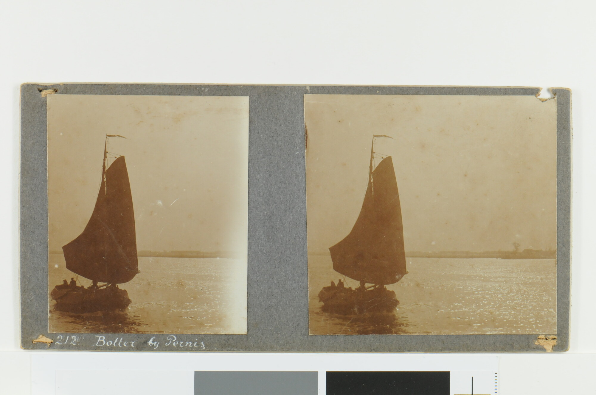 S.4834(01)72; Eén van een serie van negen stereofoto's gemaakt tijdens de reis met Hr.Ms. 'Das'; foto