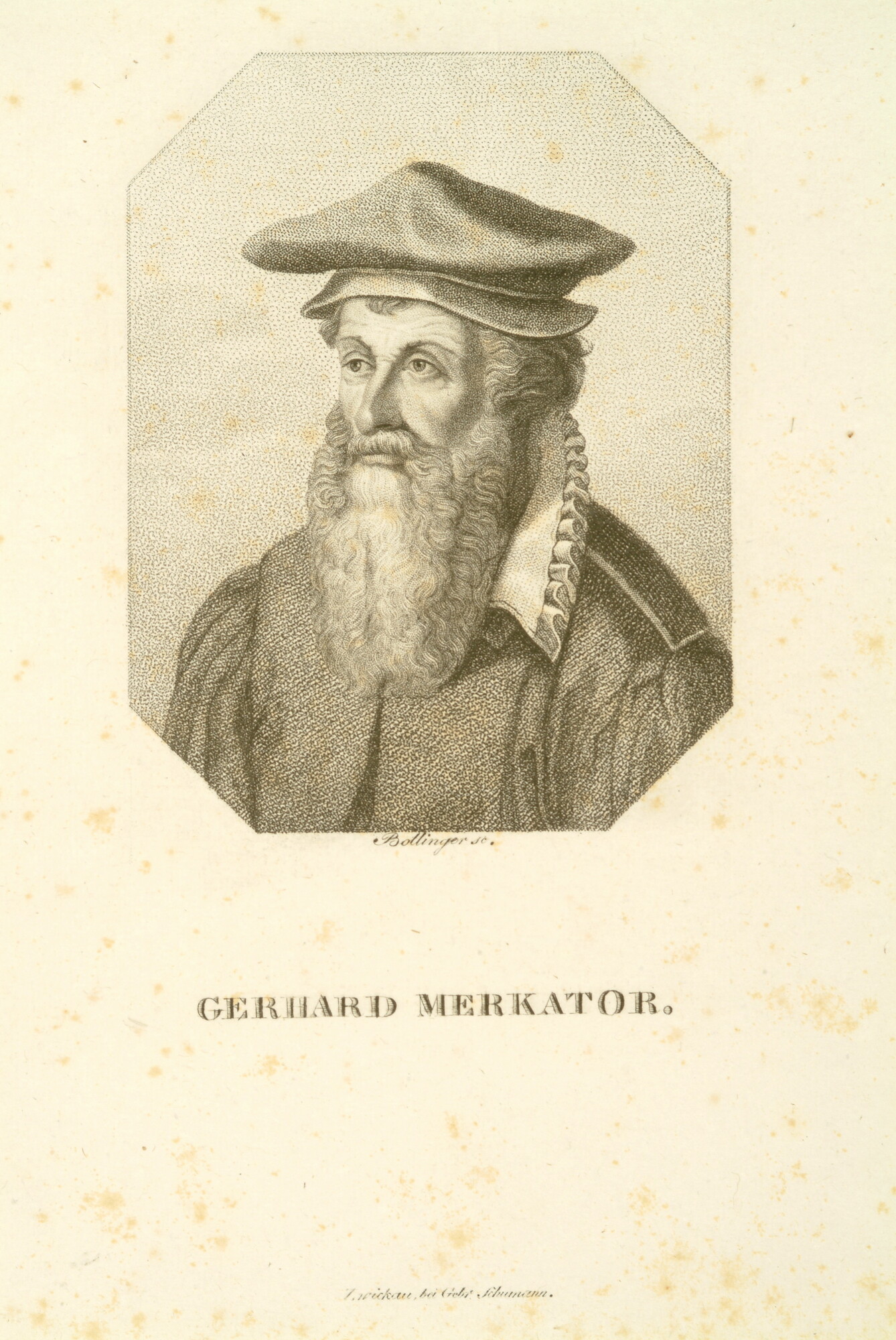 A.0075(168); Portret van Gerardus Mercator, geograaf en graveur; prent