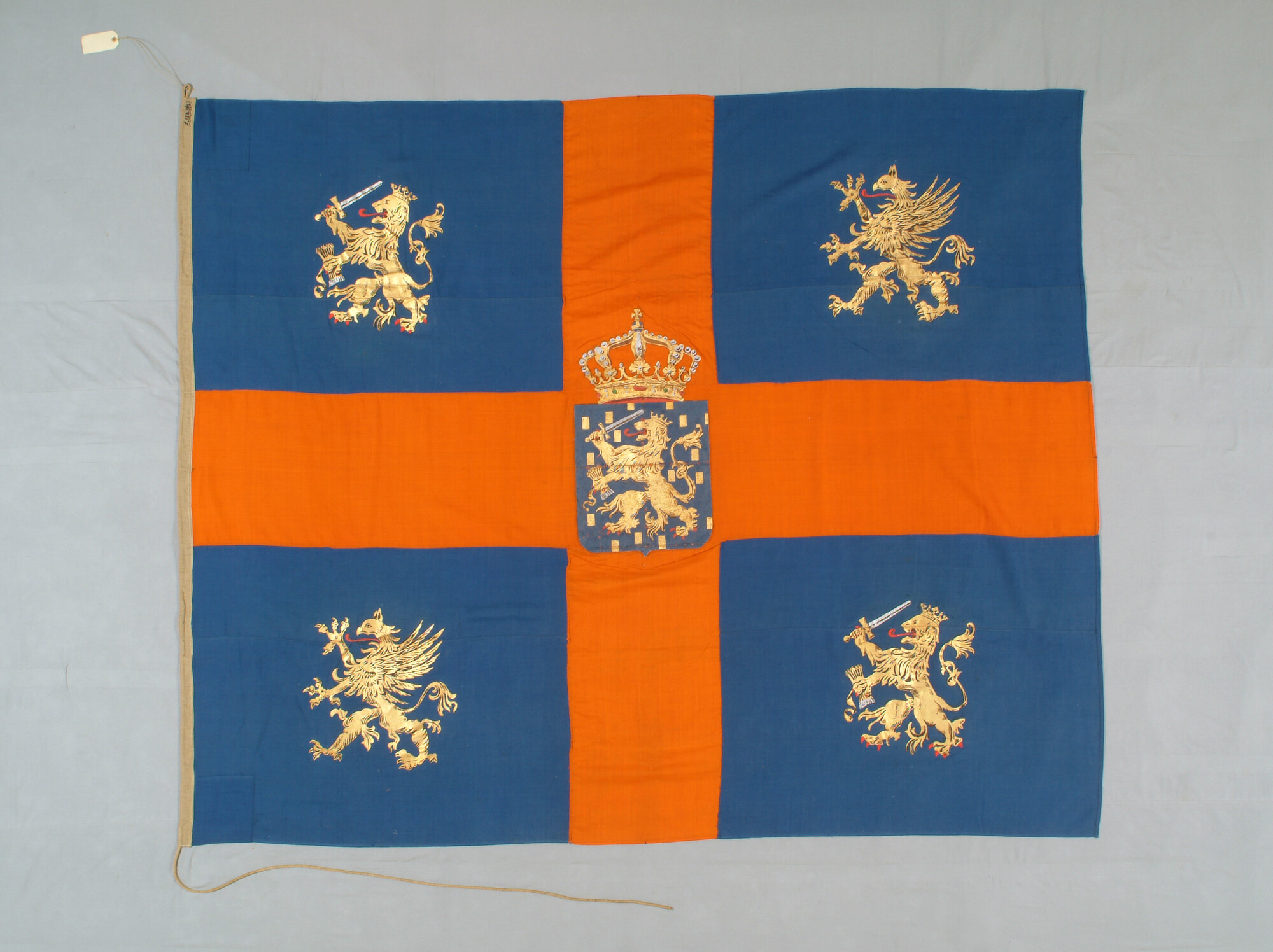 S.1323(02); Vlag gevoerd door prins Hendrik der Nederlanden; vlag