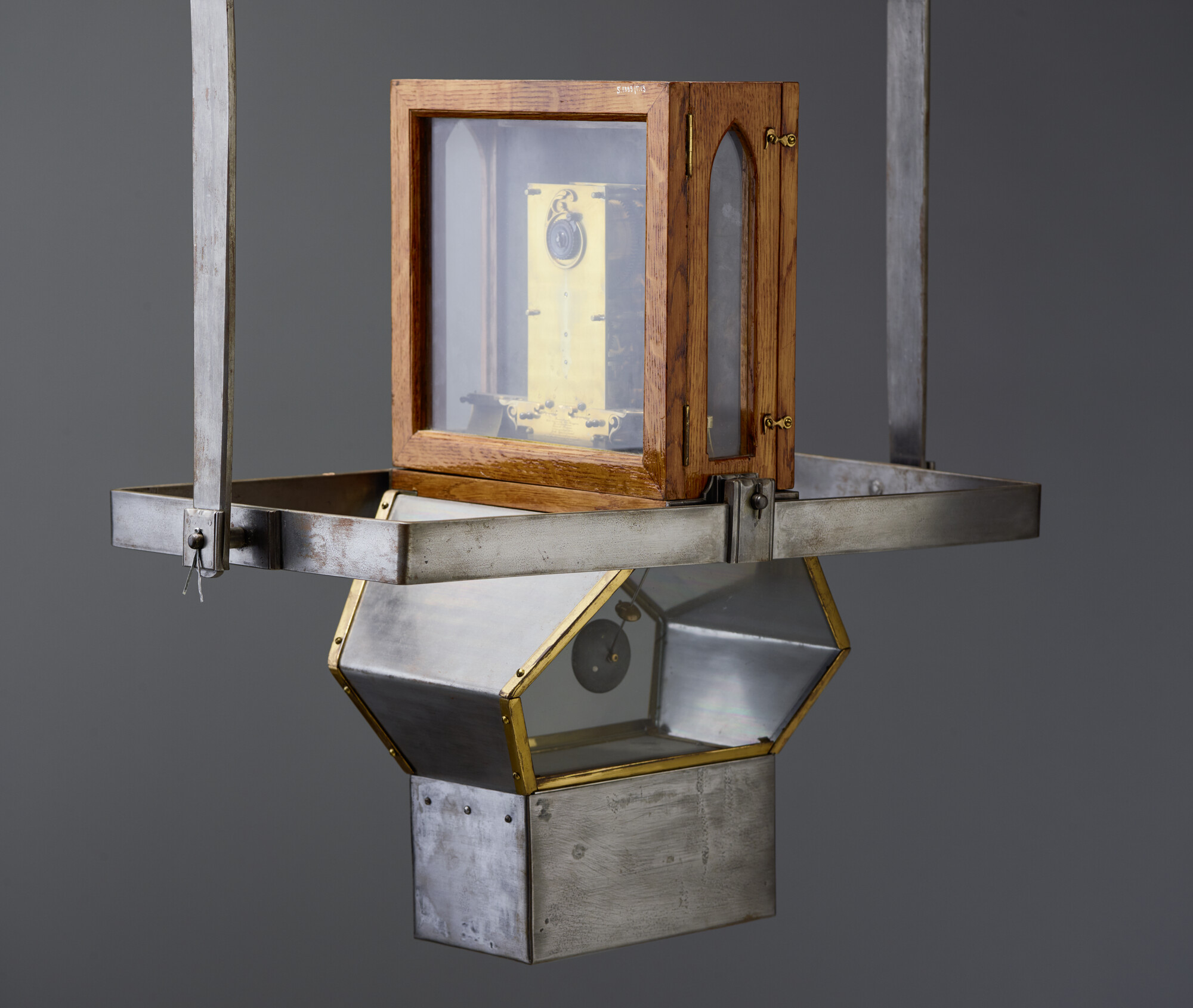S.1399; Reconstructie van het zee-horologie van Christiaan Huygens uit 1670; tijdmeter