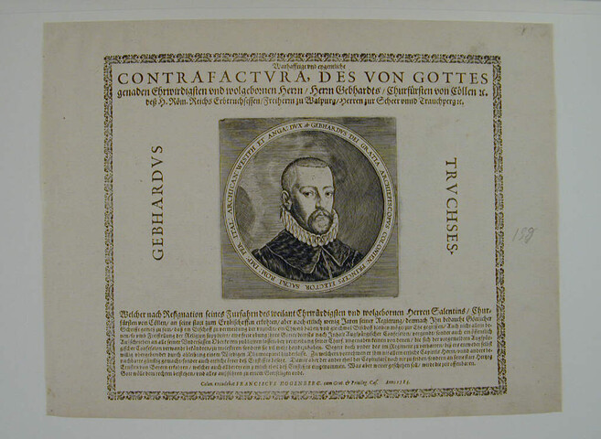 A.0145(027)220; Portret van Gebhard Truchsess van Keulen; prent