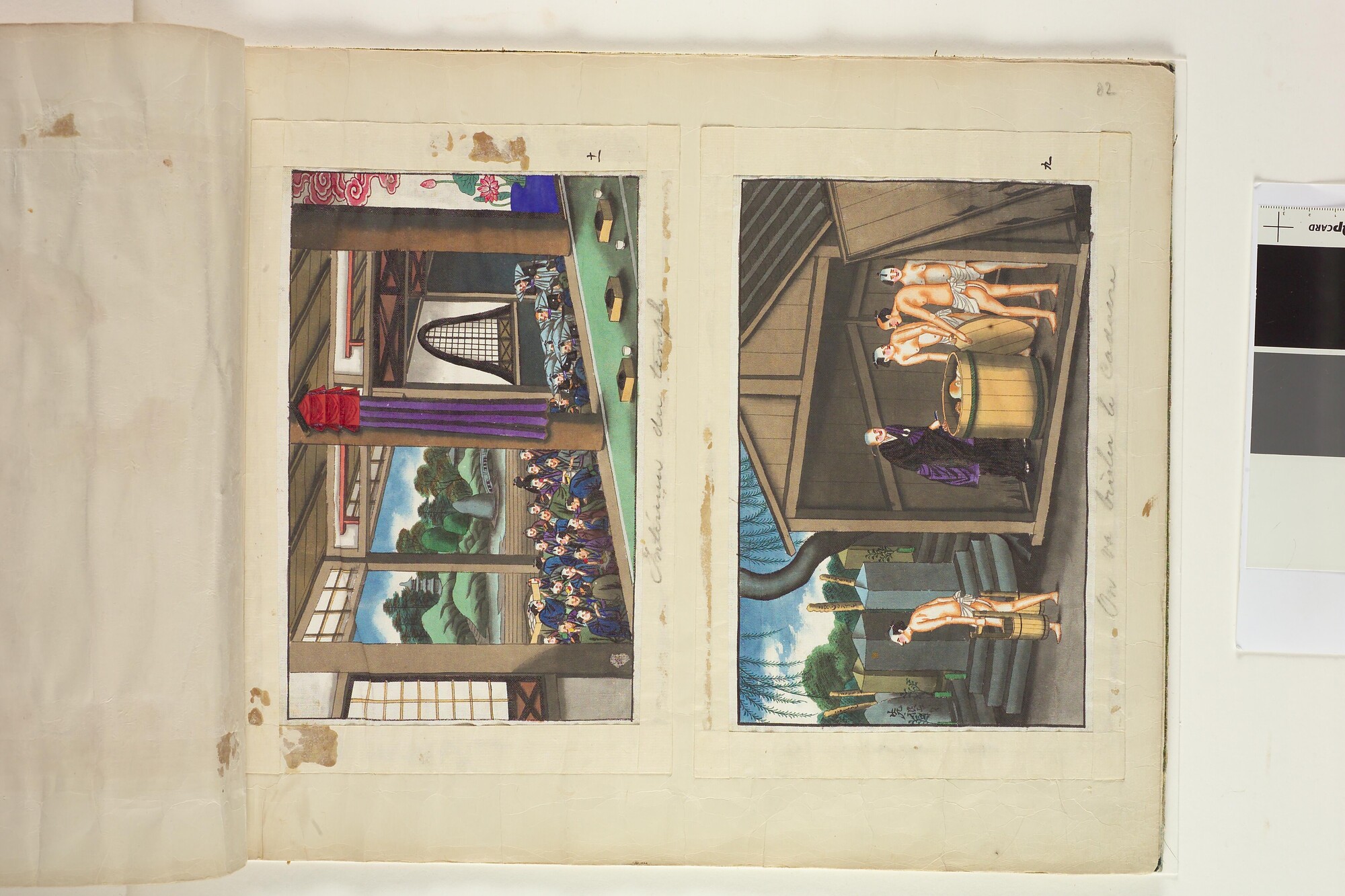 S.3628(02); Album nr. 1 uit een serie van drie van de Nederlandse consul in Japan Dirk de Graeff van Polsbroek; fotoalbum
