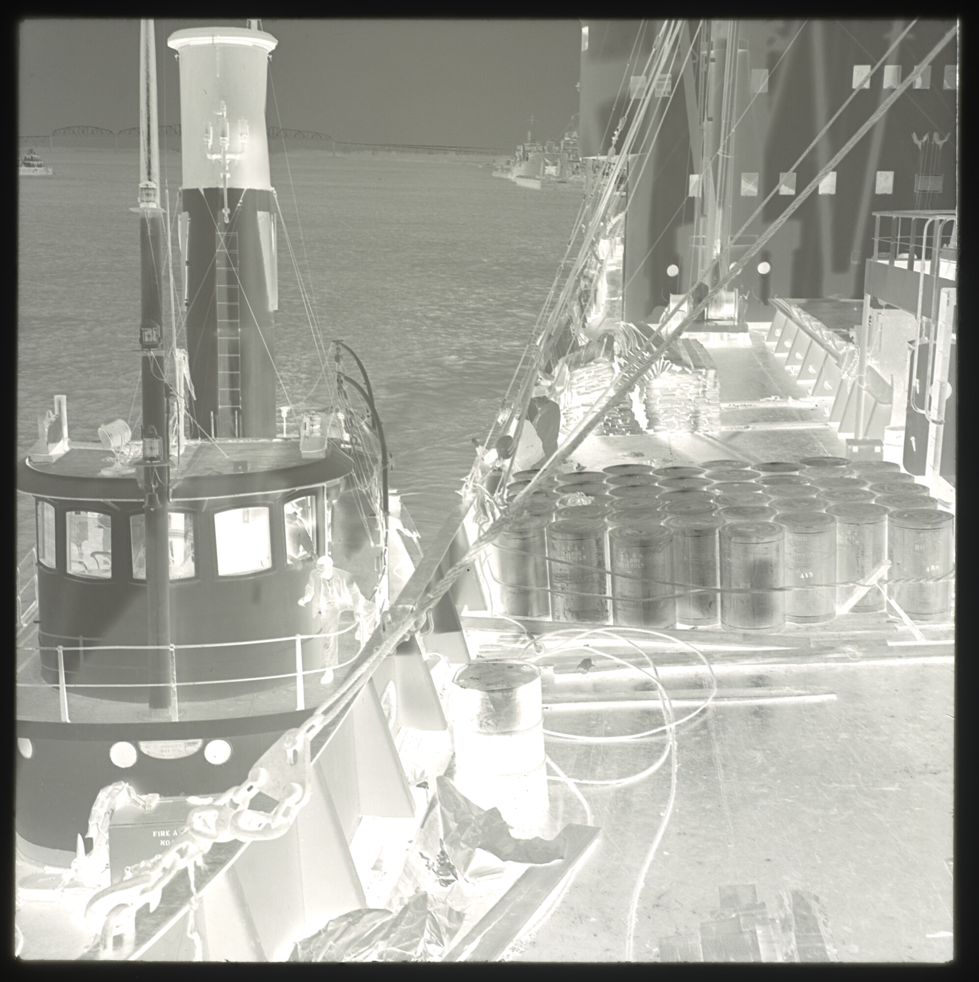 A.5263(02); Negatieven van een reis met het vrachtschip 'Woltersum' van de Stoomvaart; negatief