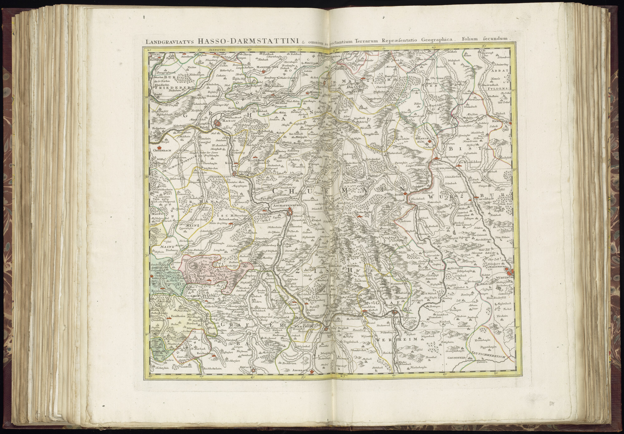 B.0032(028) [kaart 094]; Kaart van Centraal-Duitsland; kaart