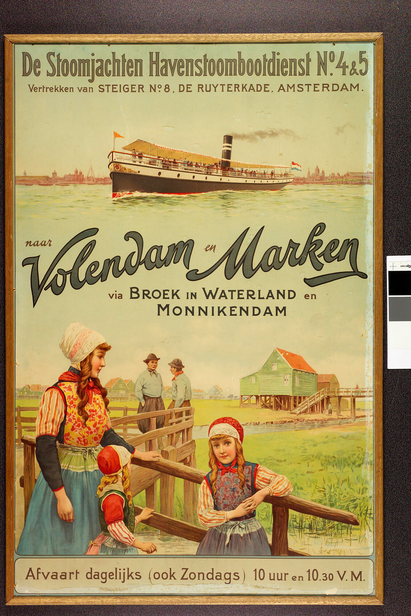 1989.1086; Affiche Naar Volendam en Marken; affiche