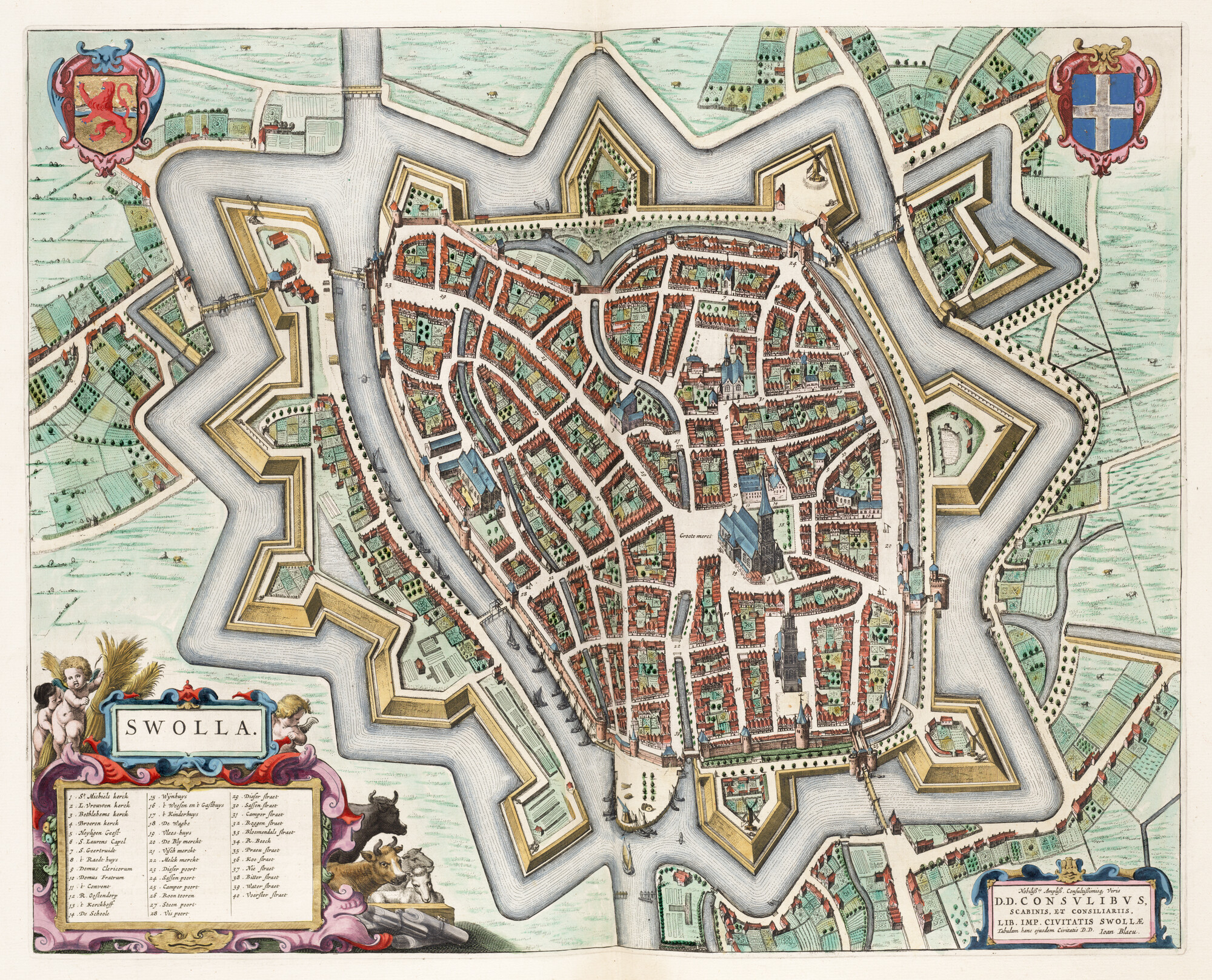 S.1034(15) [kaart 073]; Kaart van Zwolle; landkaart
