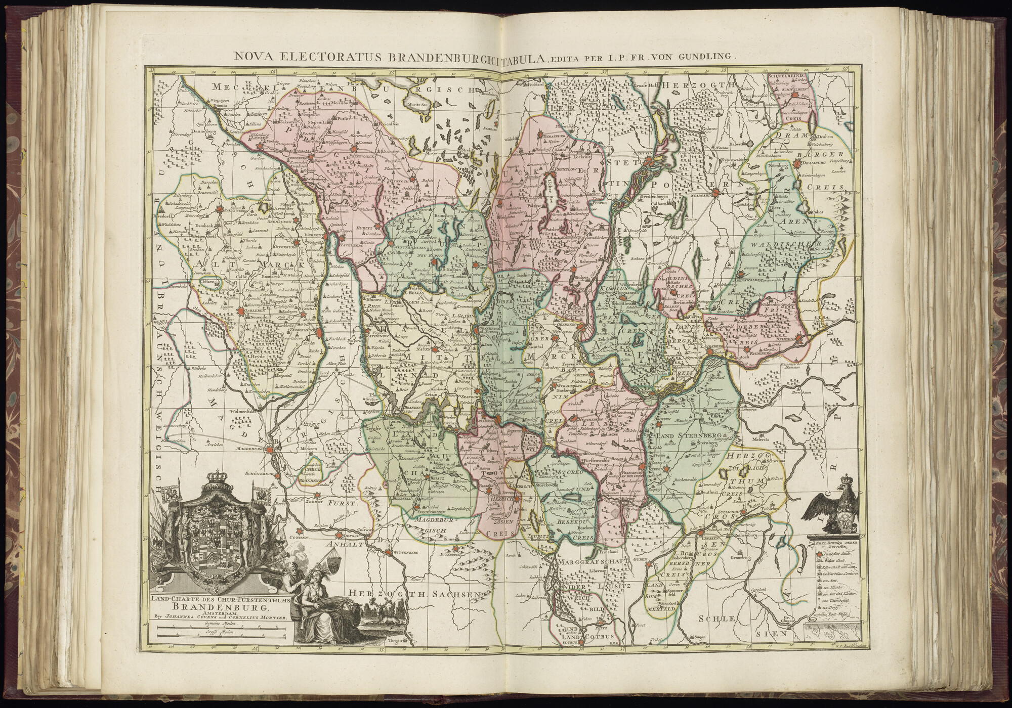 B.0032(028) [kaart 043]; Kaart van Oost-Duitsland en West-Polen; kaart