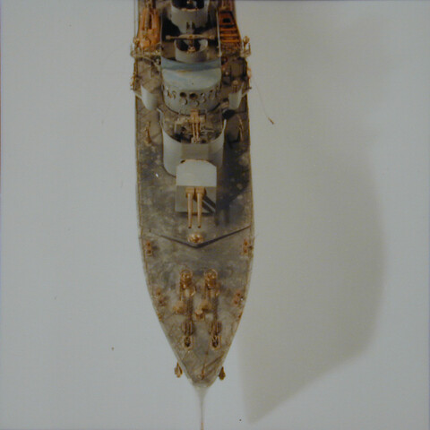 B.0203(01); Model van de torpedobootjager Hr.Ms. Isaac Sweers; scheepsmodel