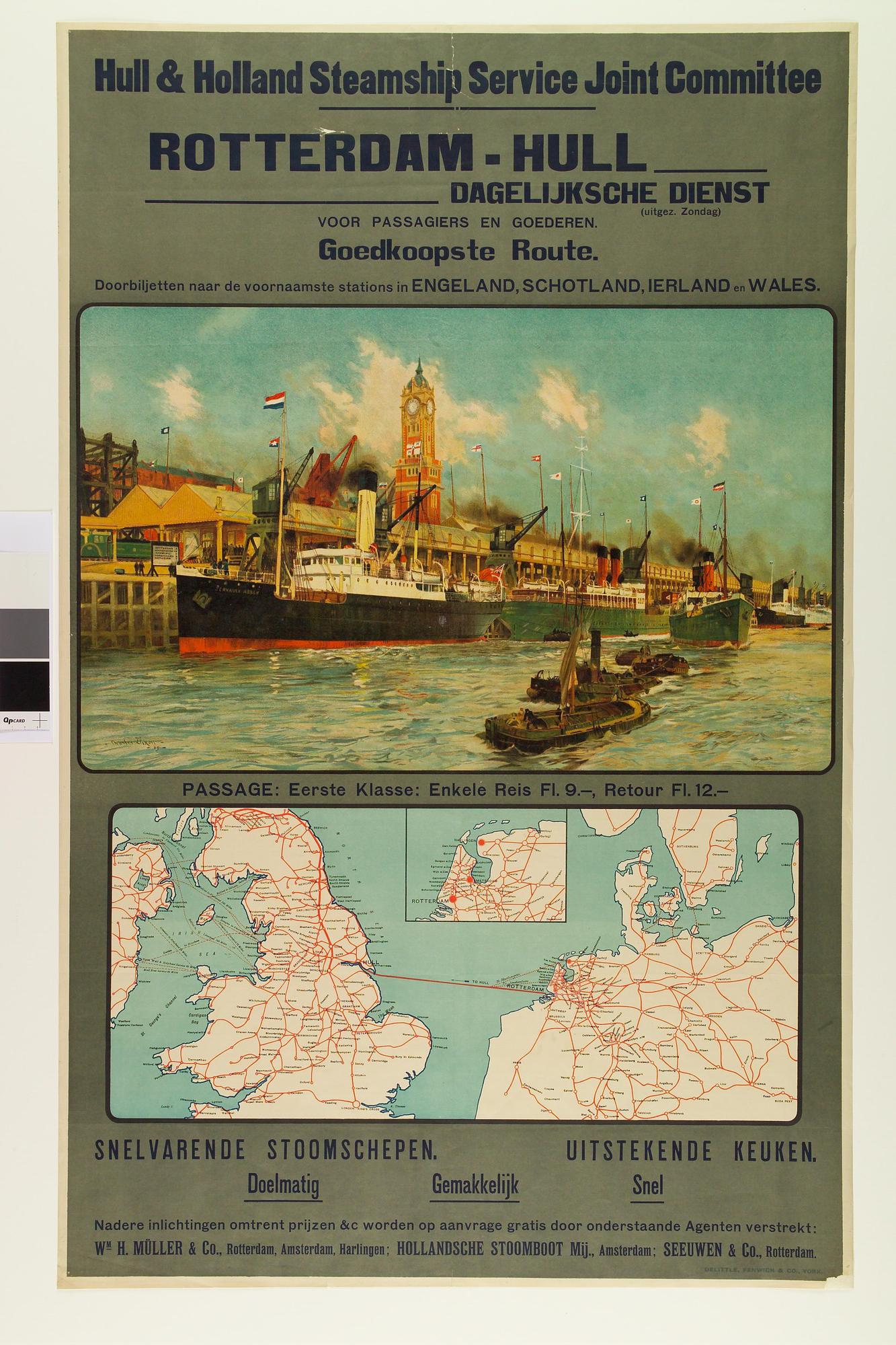 1994.5113; Hull & Holland Steamship Service Joint Committee; affiche