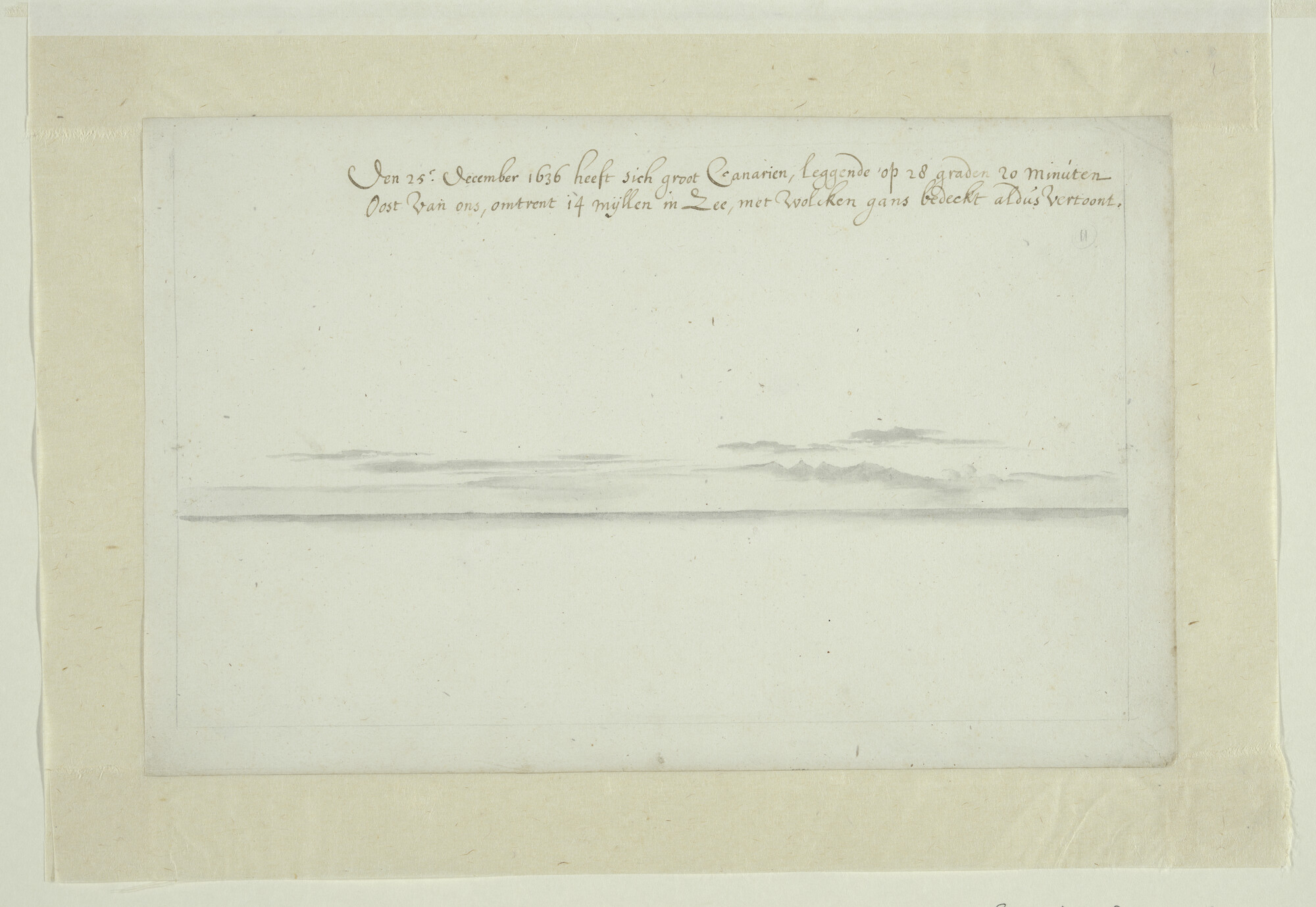 A.3457(11); Landverkenning van Gran Canaria; tekening