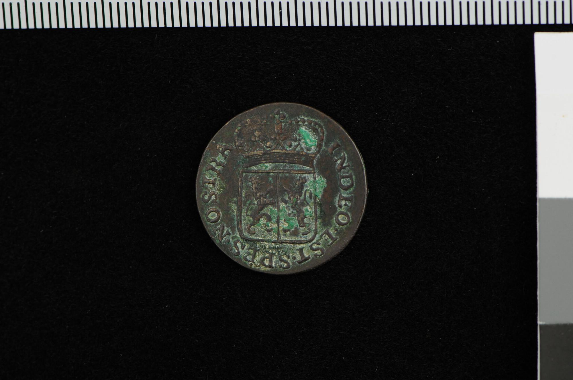 A.5096(13); Een duit, Gelderland; munt
