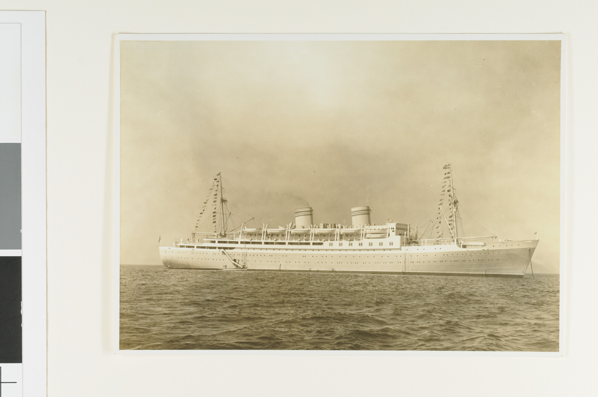 S.5647(150)06; Het Noorse passagiersschip ms. 'Oslofjord' van de Norske Amerikalinje, 1939; foto