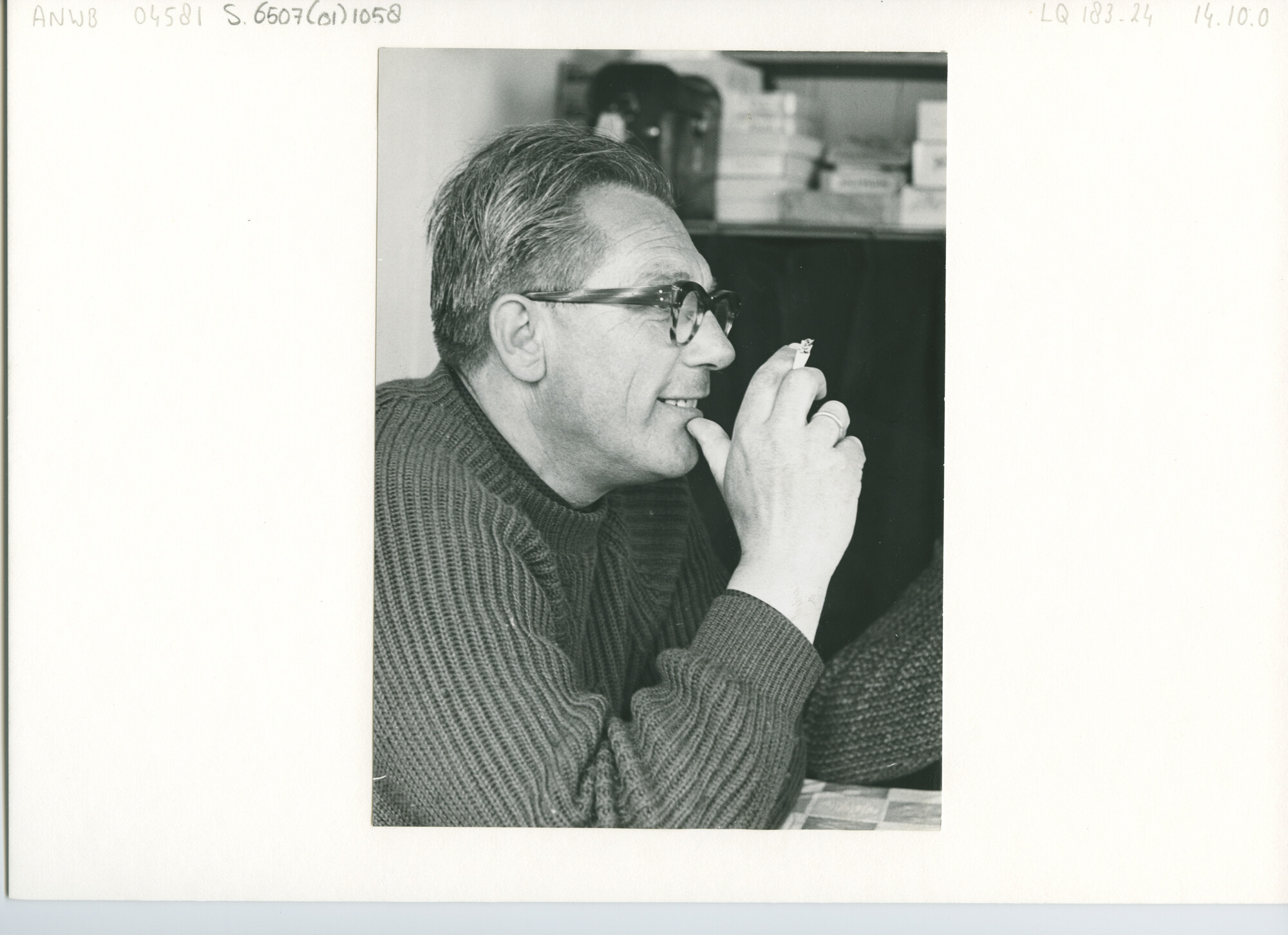 S.6507(01)1058; Regenboogzeiler John Hofland sr.; foto