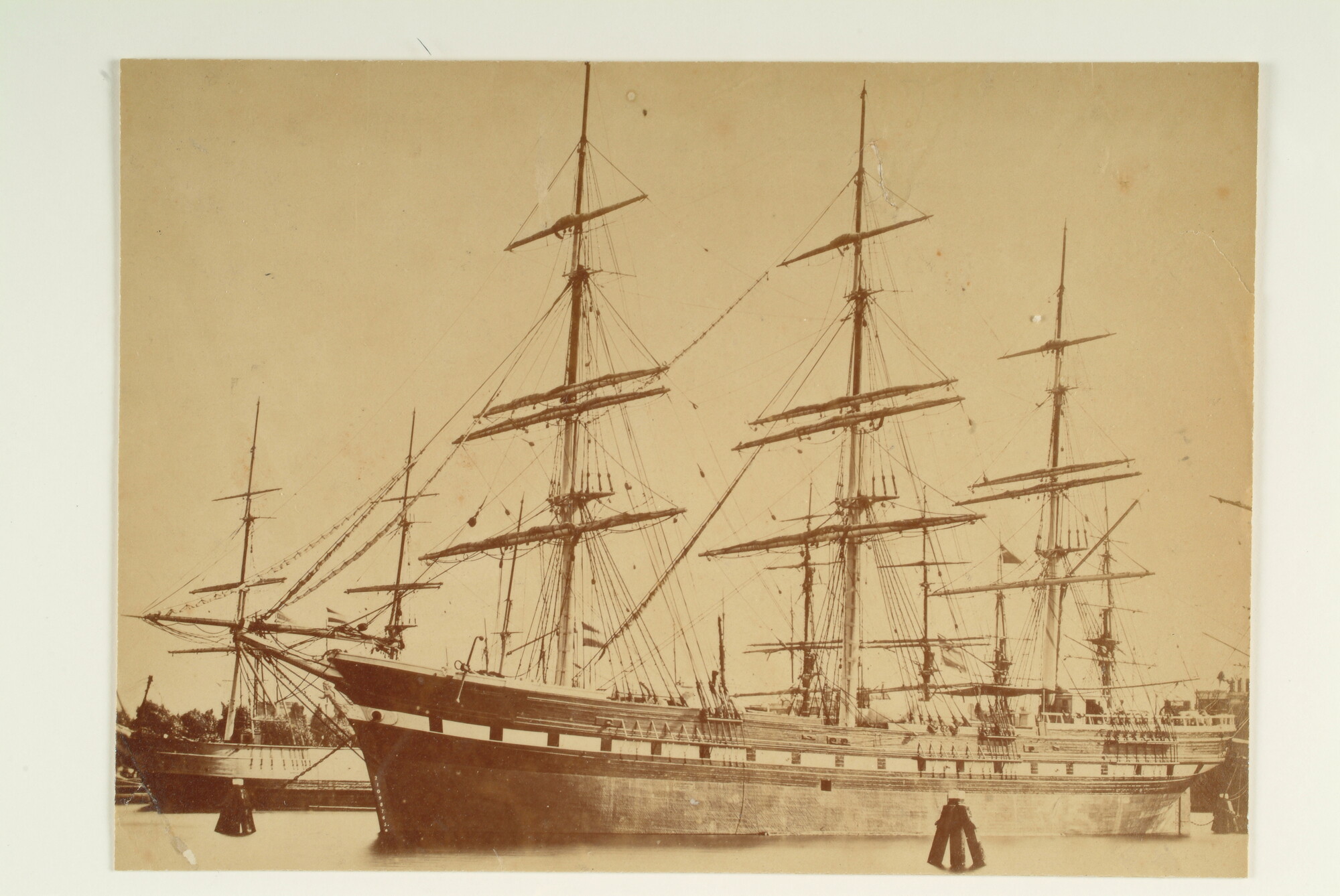 S.1156(06)342; De driemast bark Kennemerland (ex- Prince Royal), eigendom van Kuynders & Co; foto