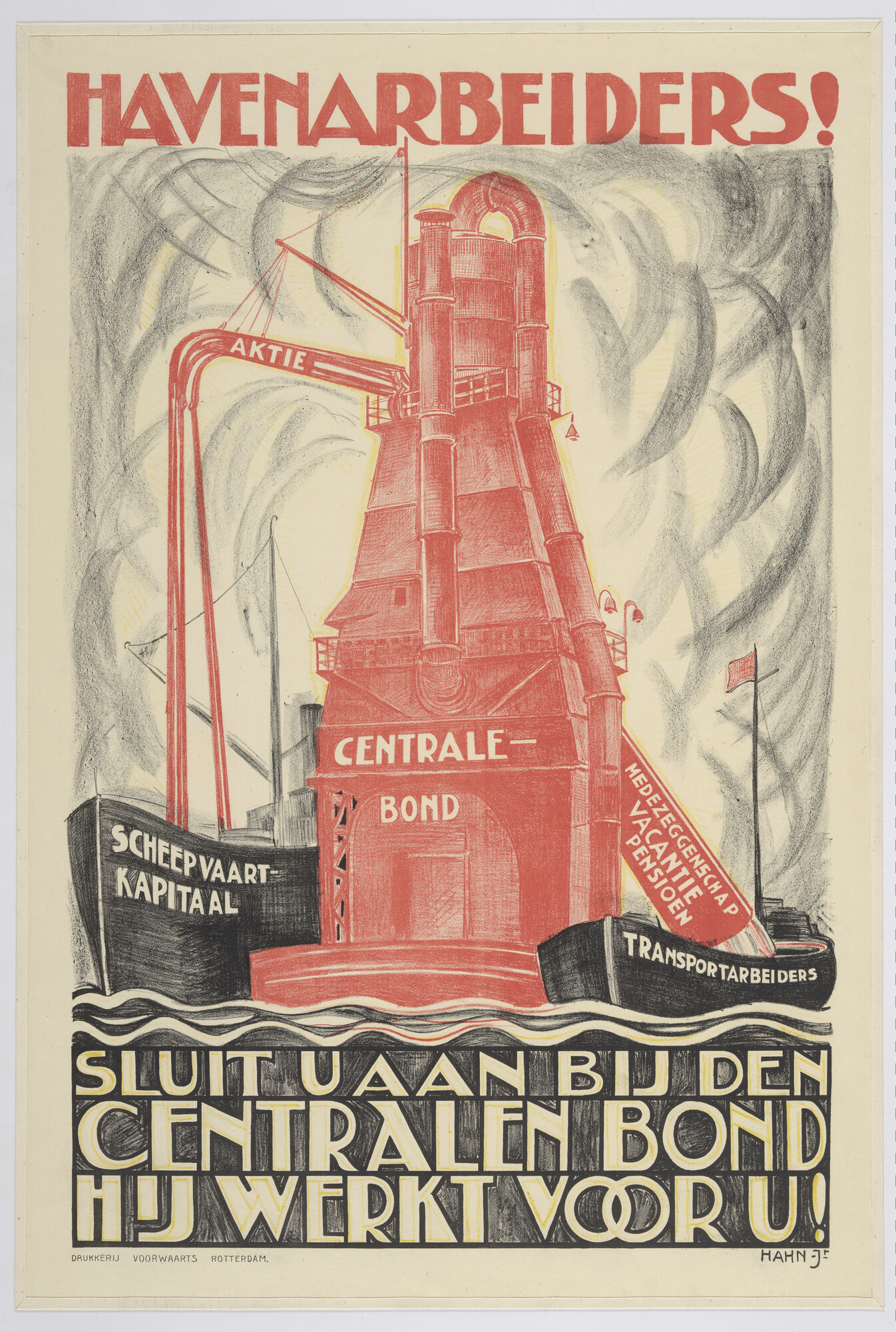 A.5399(05); Centralen Bond van Havenarbeiders; affiche