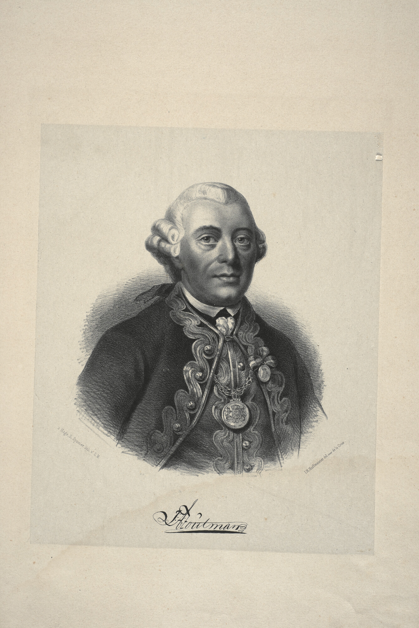 A.1412(02); Portret van Johan Arnold Zoutman; prent